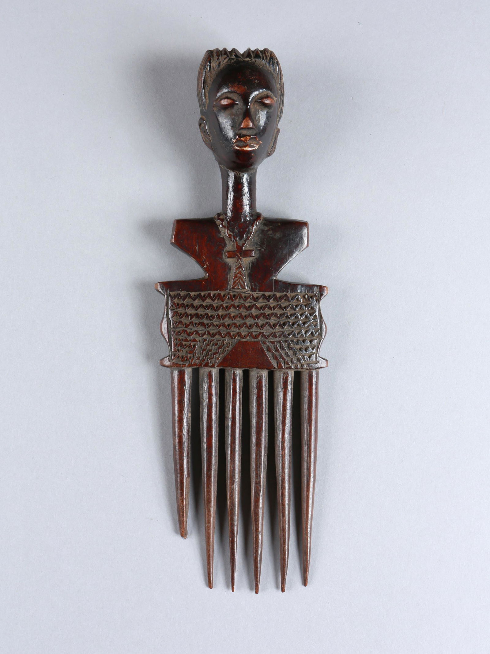A Baule Comb, "saka" (1 of 5)
