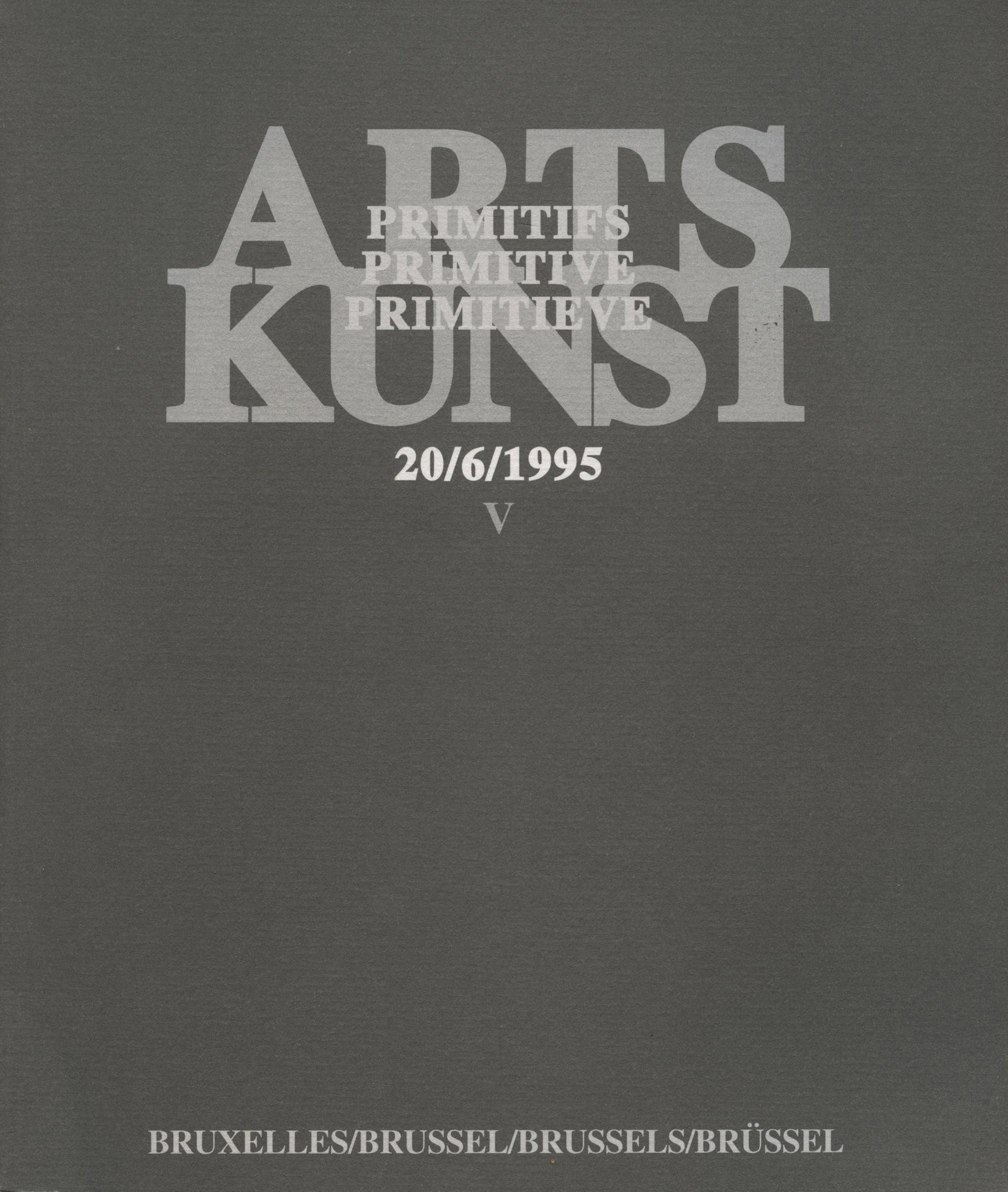 BRUNEAF 1995 V - Arts Primitifs / Primitive Kunst (1 of 1)