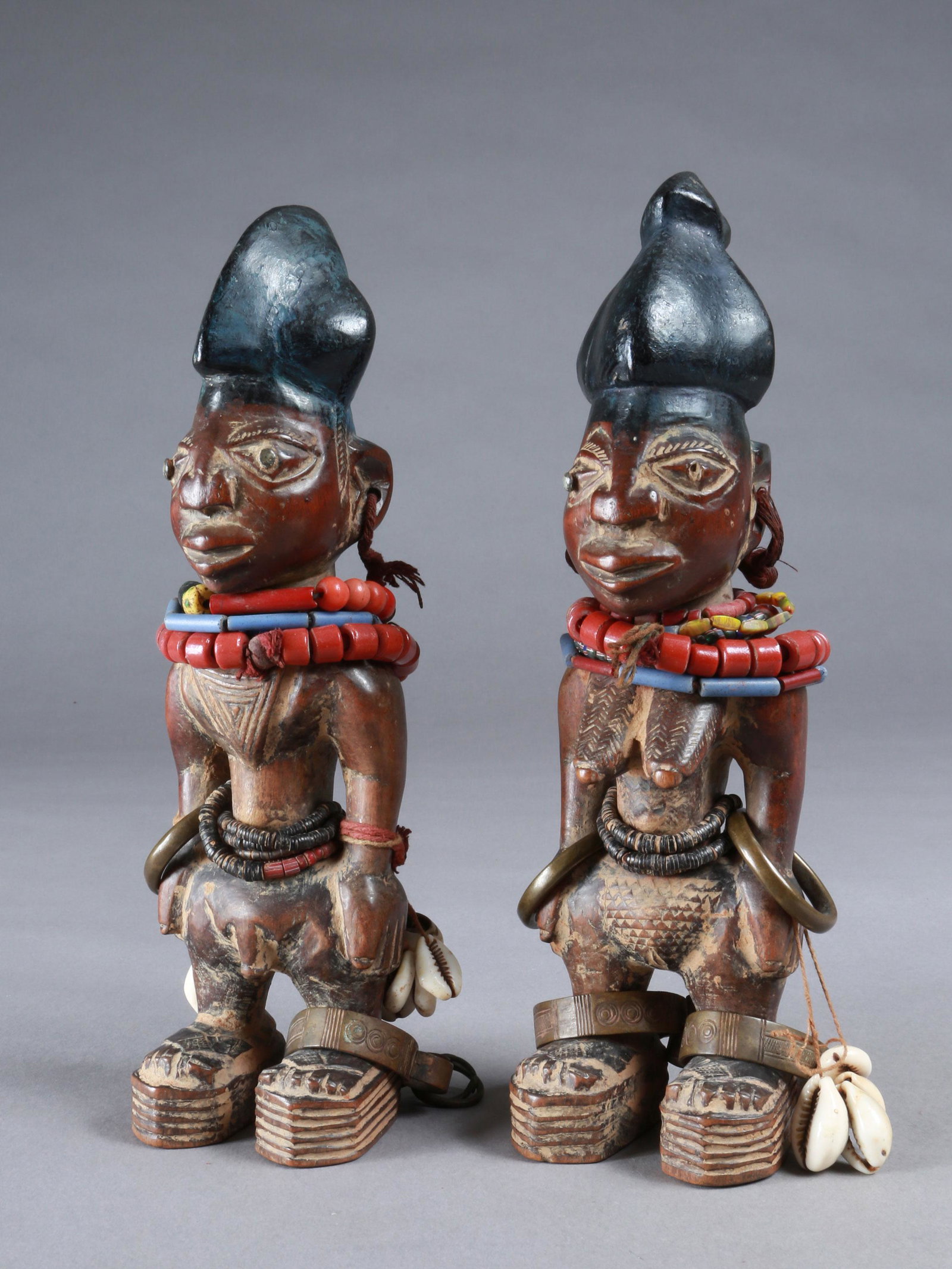 A Yoruba Pair of Twin Figures, "ere ibeji" (1 of 11)
