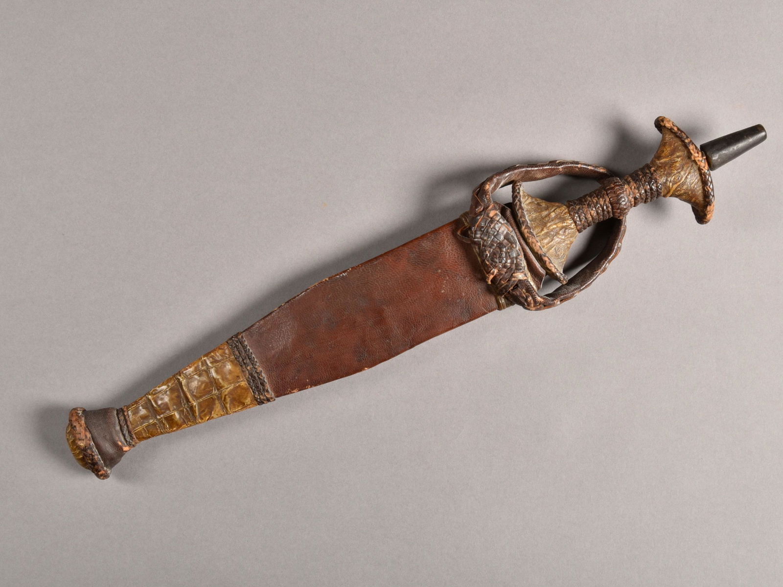 A Hausa Dagger with Sheath (1 of 7)