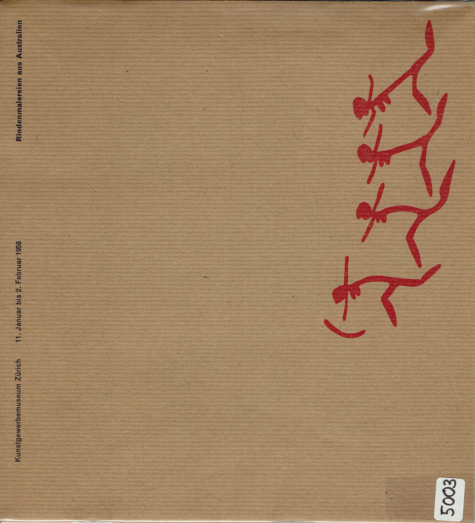 Rindenmalereien aus Australien: Rindenmalereien aus Australien Fischli, Hans / Rotzler, Willy / REad, Herbert / Mountford, Charles P. Zürich: AG. Fachschriften-Verlag & Buchdruckerei (1958). German Text/Edition 12 pages 11 b/w illu