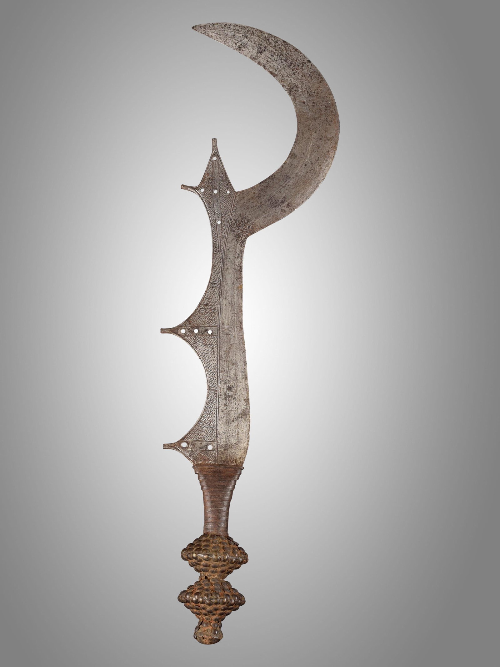 A Ngombe Sickle Blade Knife, "ngulu" (1 of 7)
