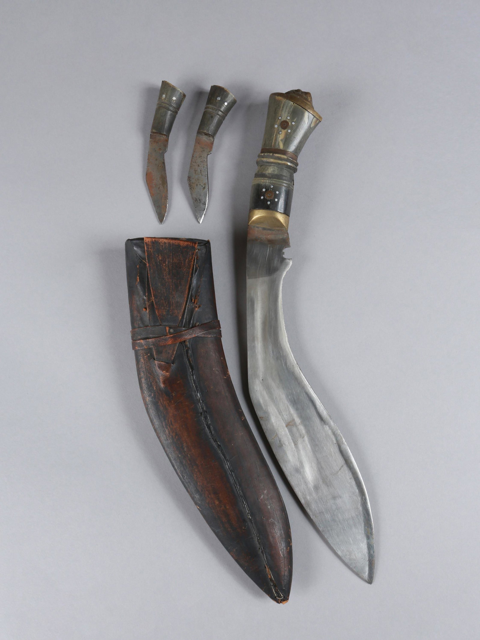 A Nepalese Lion Head Knife, "khukuri" (1 of 10)