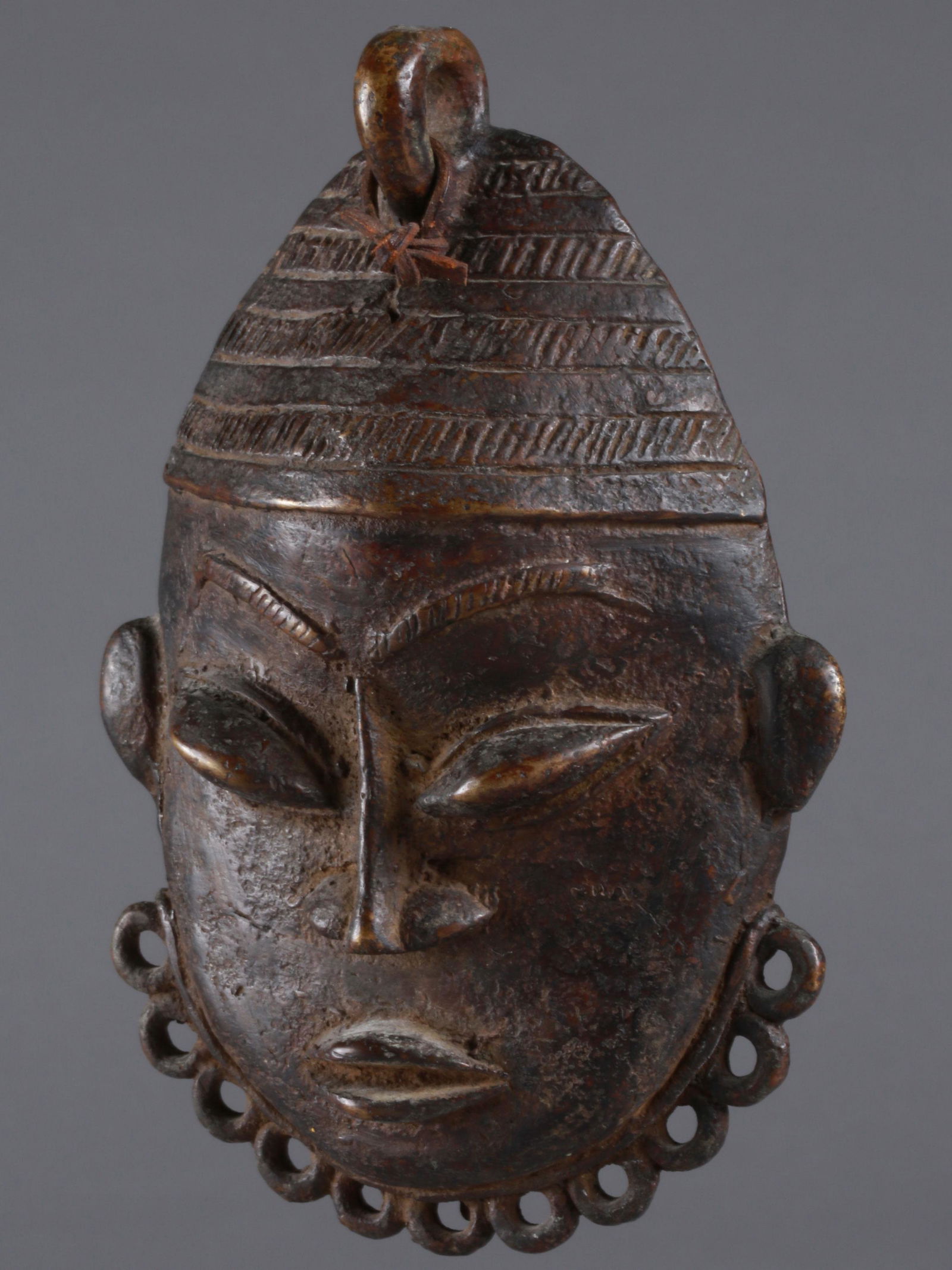 A Head of a Yoruba Divination Chain, "opele ifá" (1 of 8)