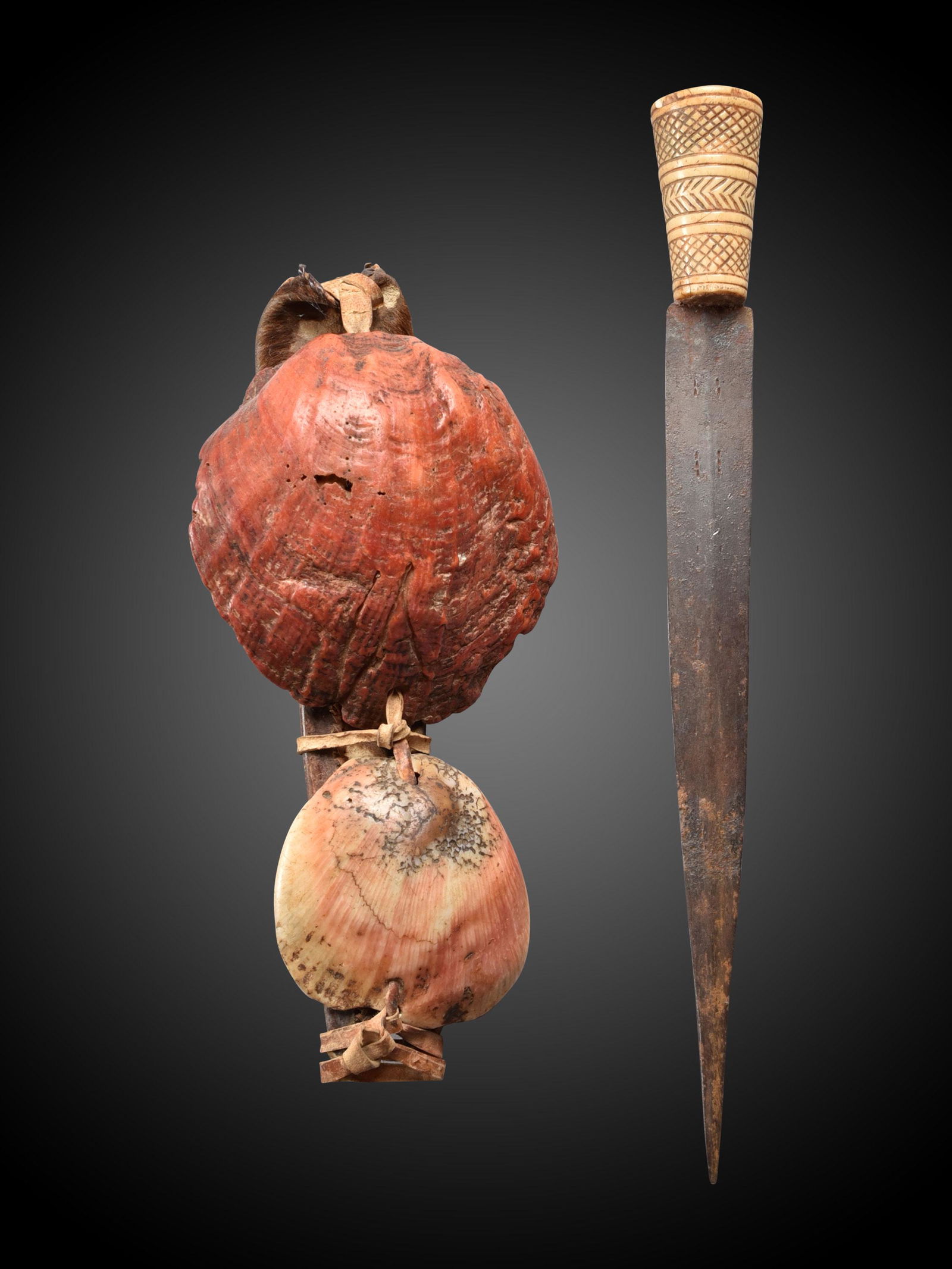 A Baule Dagger with Sheath, "laliÃ©" (1 of 8)