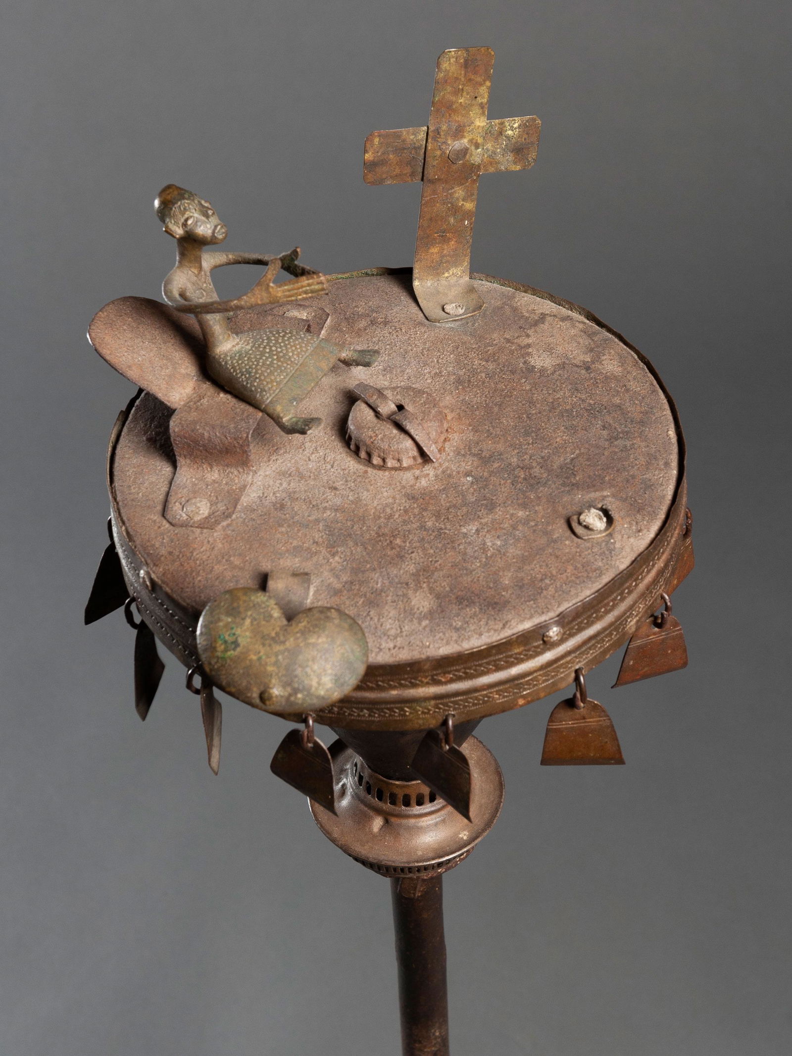 A Fon Memorial Staff, "asen" (1 of 12)