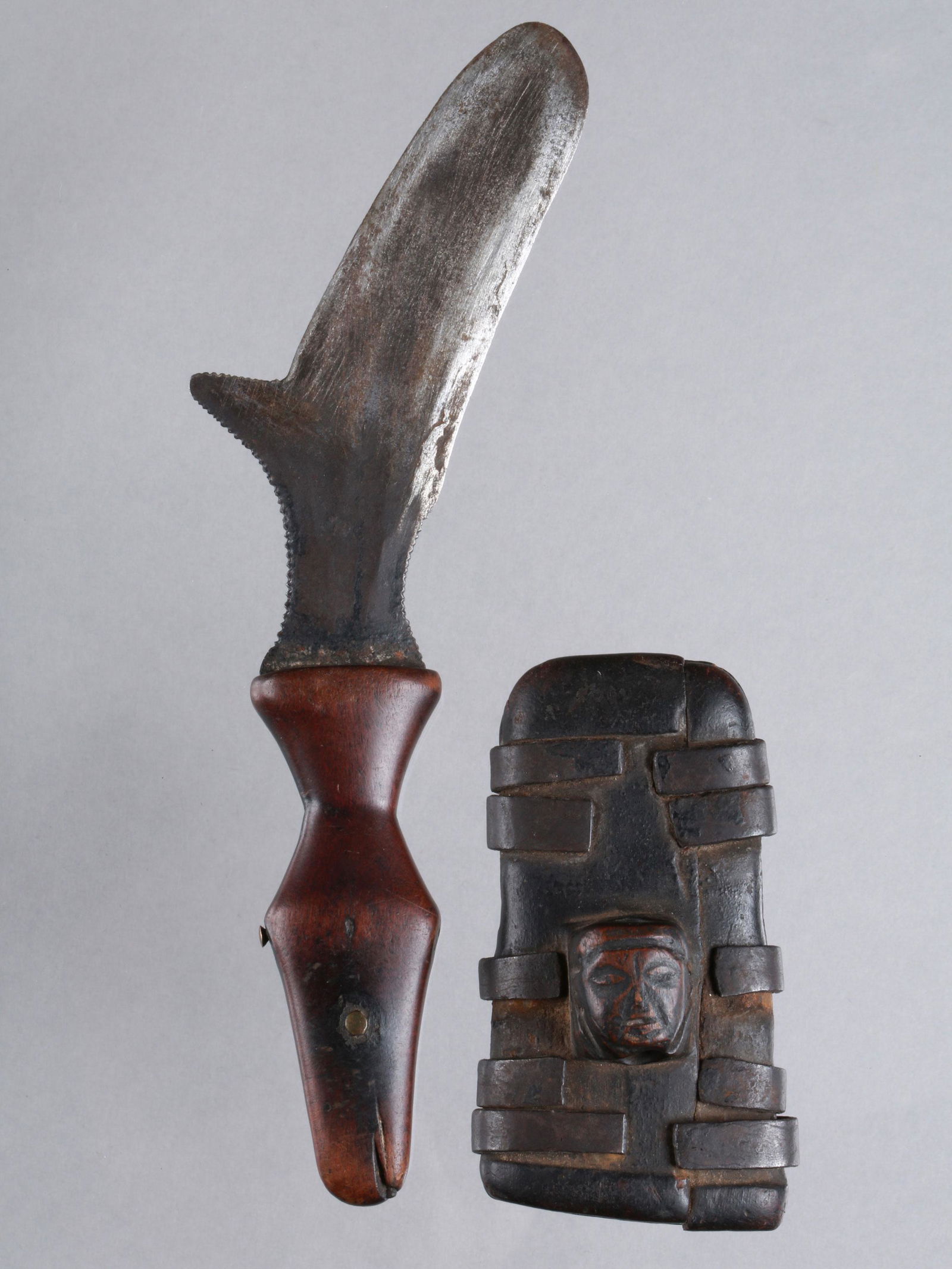 A Hemba Miniature Knife with Sheath (1 of 10)