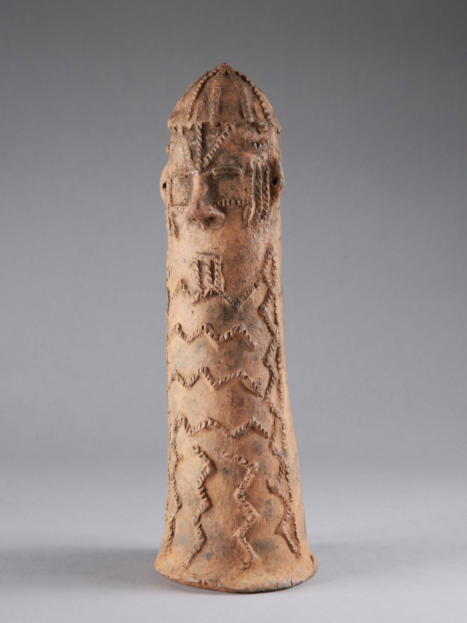 A Bura Anthropomorphic Terracotta Head (1 of 13)