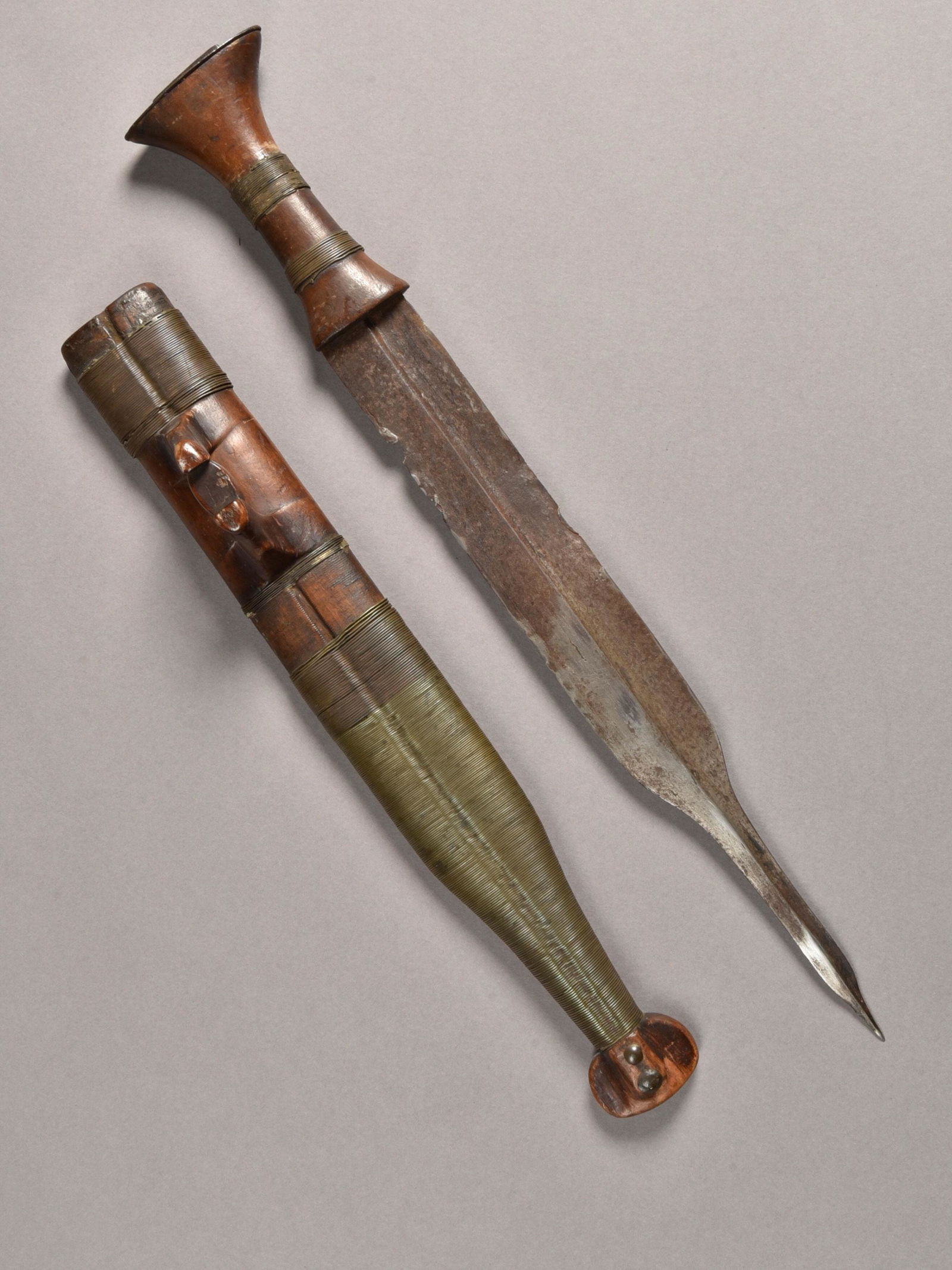 A Tsonga Short Sword with Sheath (1 of 7)