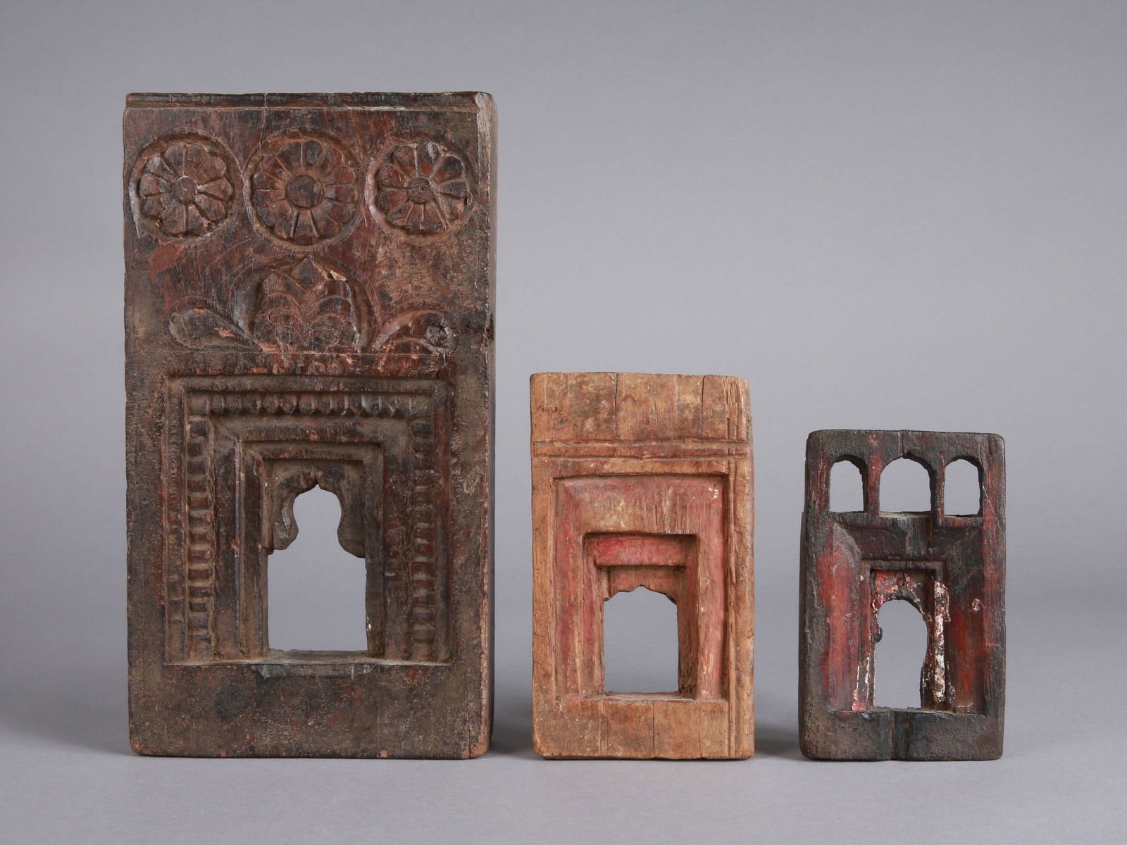 3 Indian Wall Hanging Votive Frames (Miniature Temple (1 of 7)