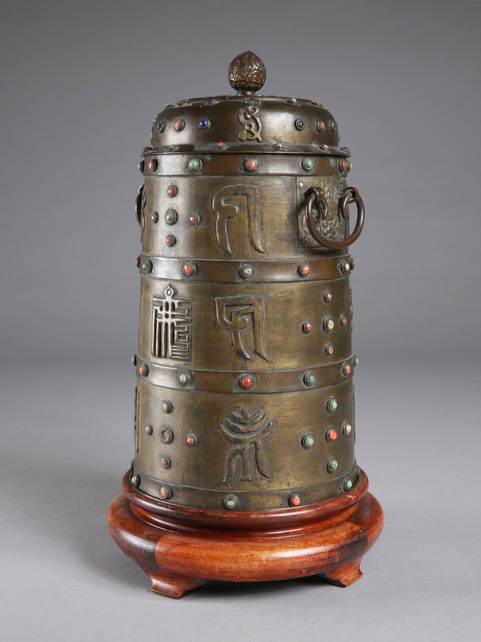 A Mongolian Lidded Container, 20th Century (1 of 16)