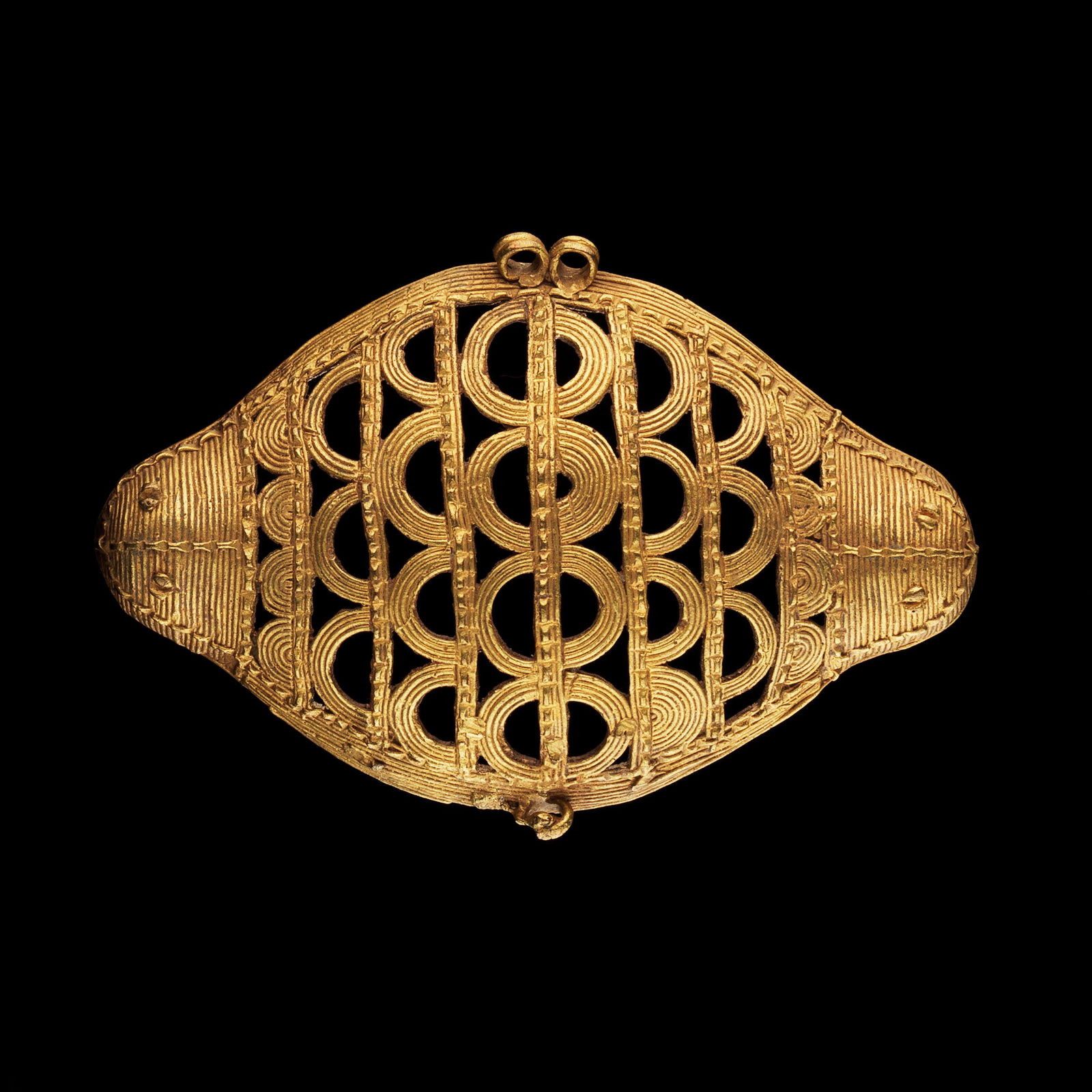 An Akan Jewelry Piece in Shape of a Beetle (1 of 6)