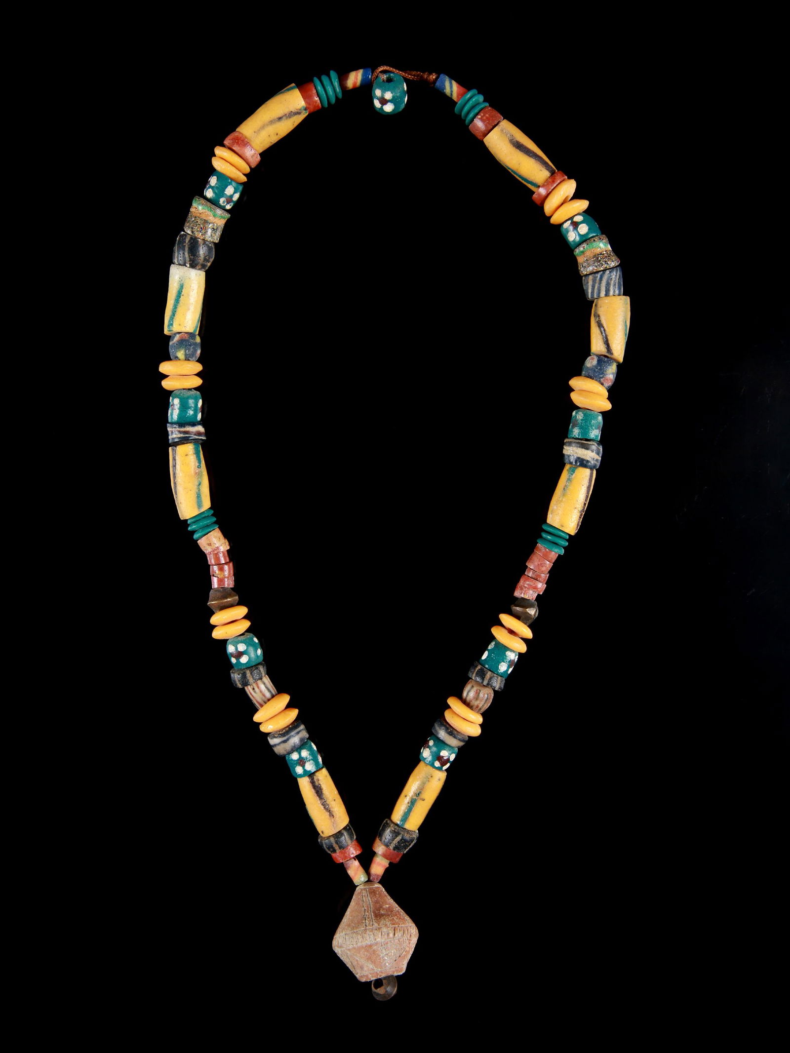 A Malian Necklace wit a Spindle (1 of 4)