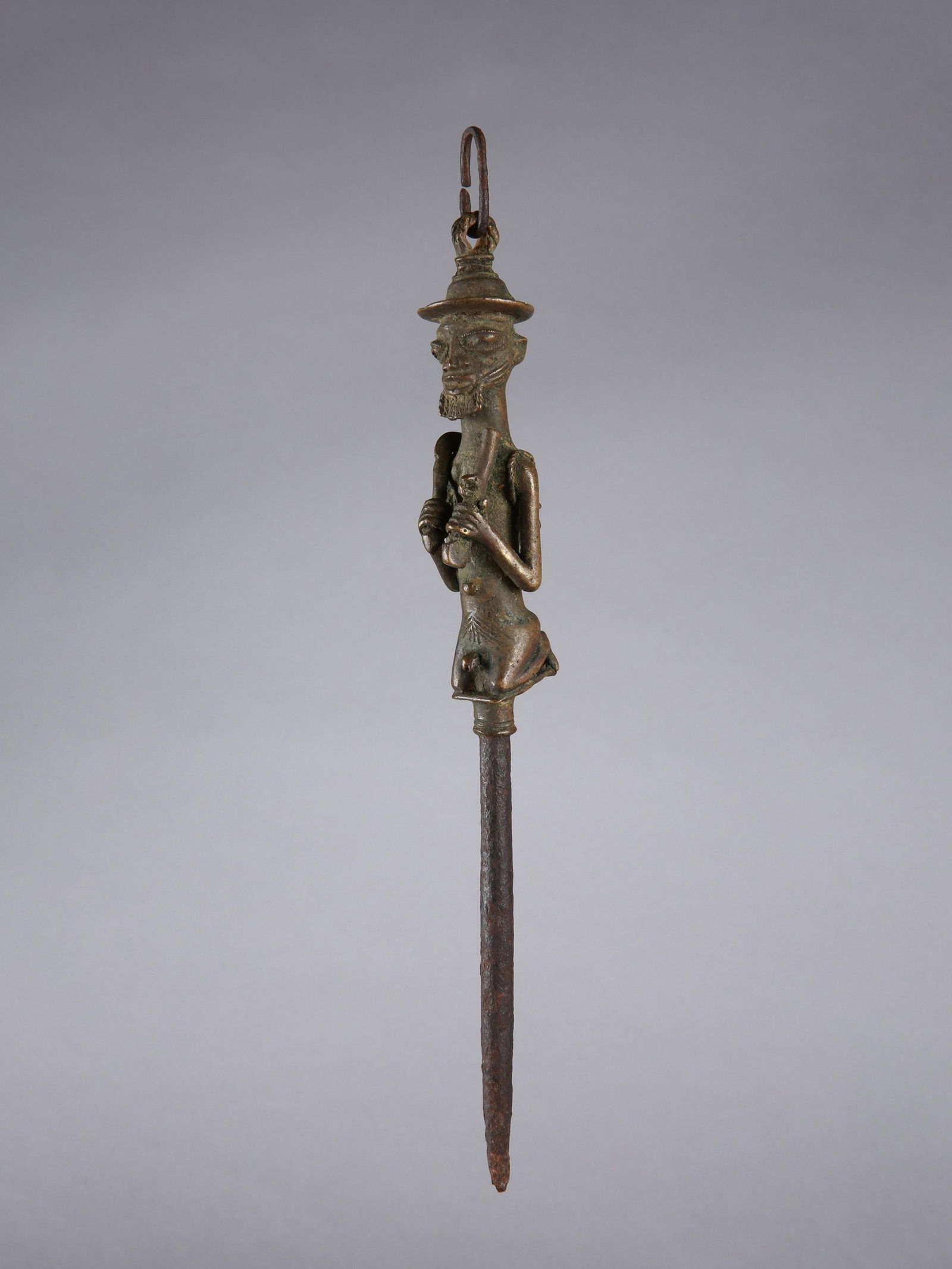A Yoruba Staff, "edan ogboni" (1 of 9)