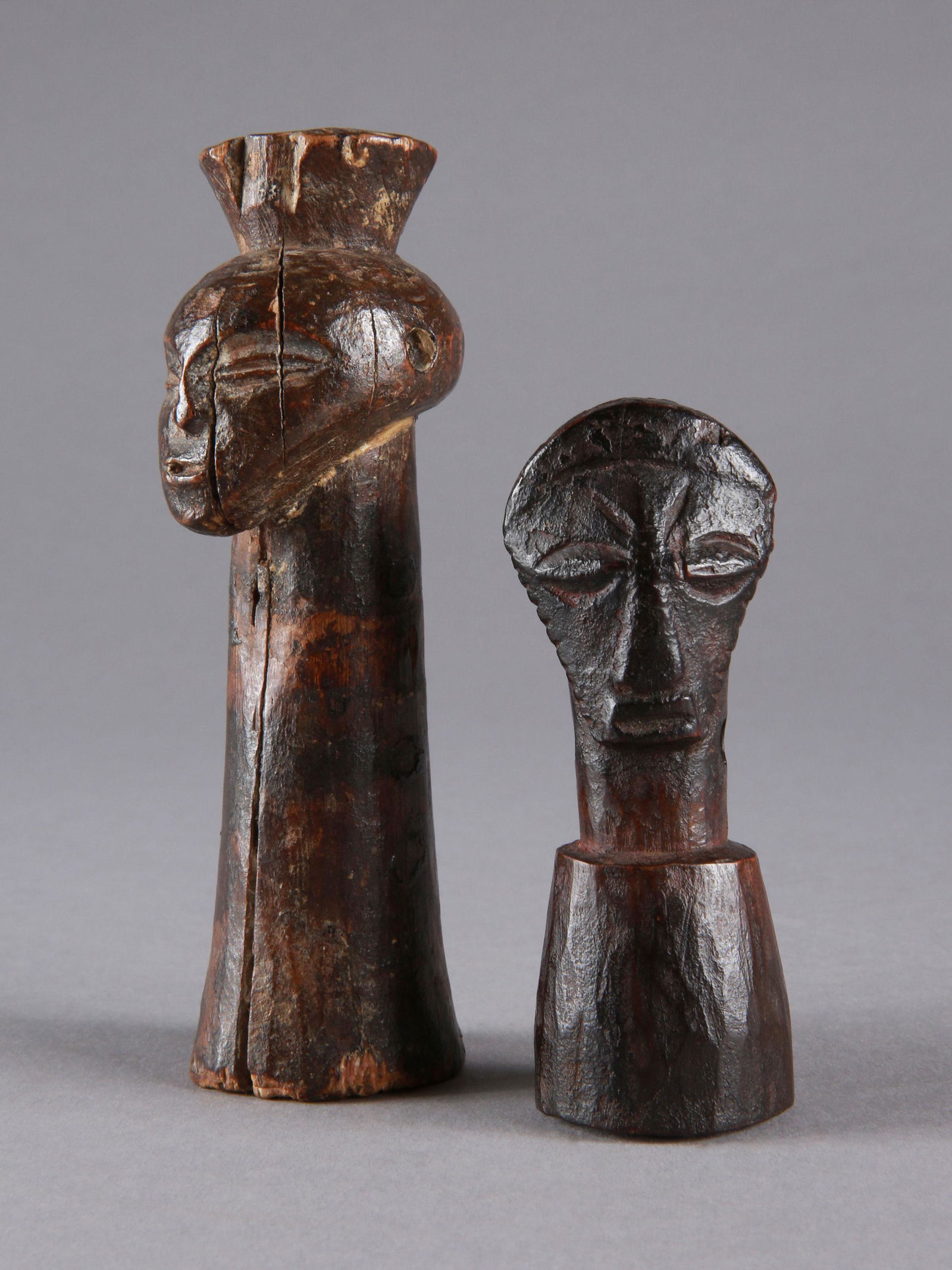 A Bembe Janiform Bust "kalunga" and a Congolese Bust (1 of 11)