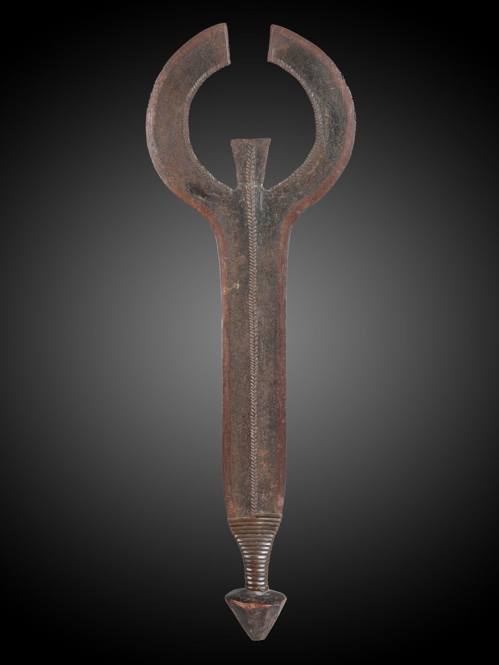 A Lobala Double Sickle Blade Knife, "ngulu" (1 of 5)