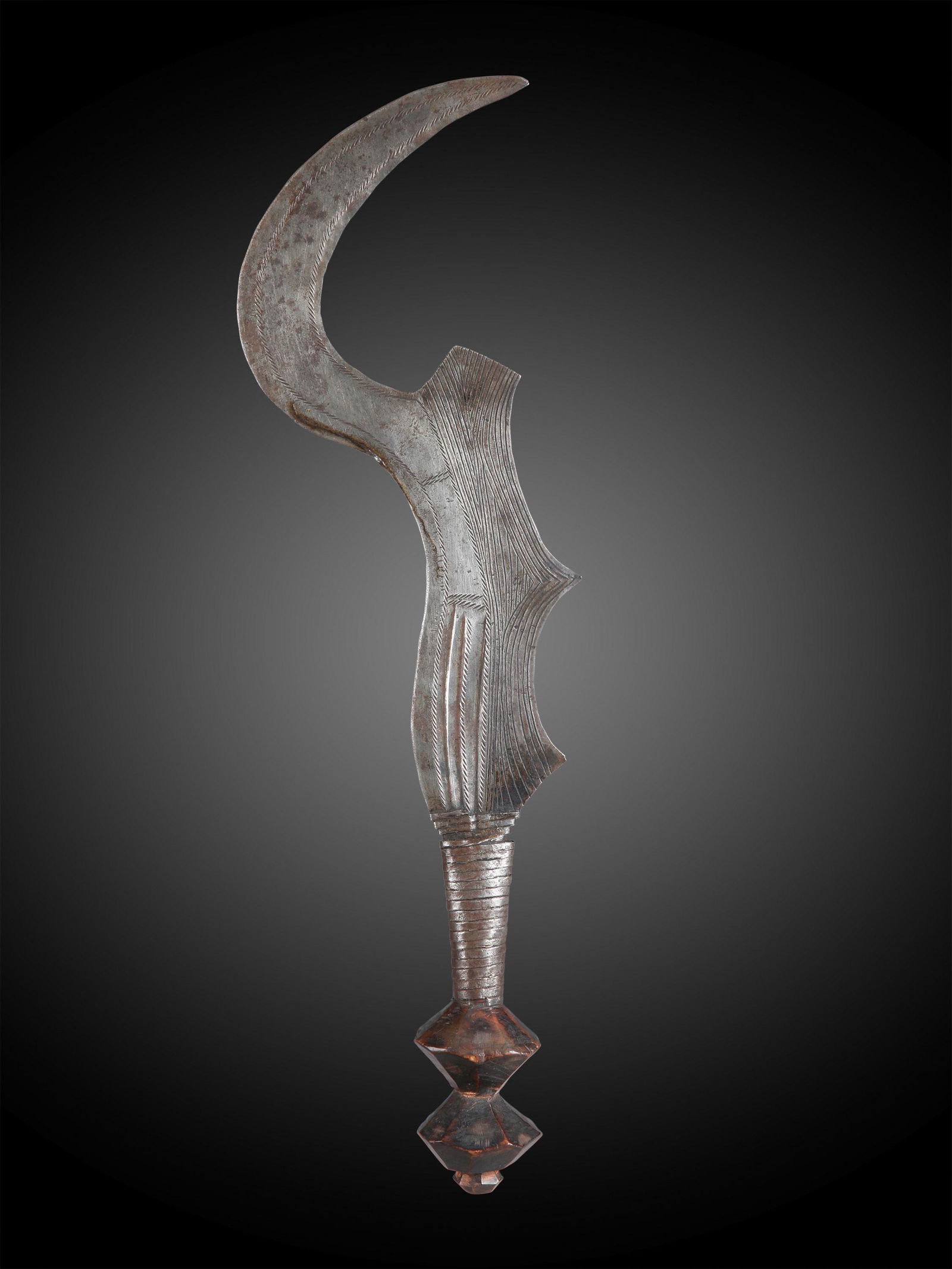 A Ngombe Sickle Blade Knife, "ngulu" (1 of 7)