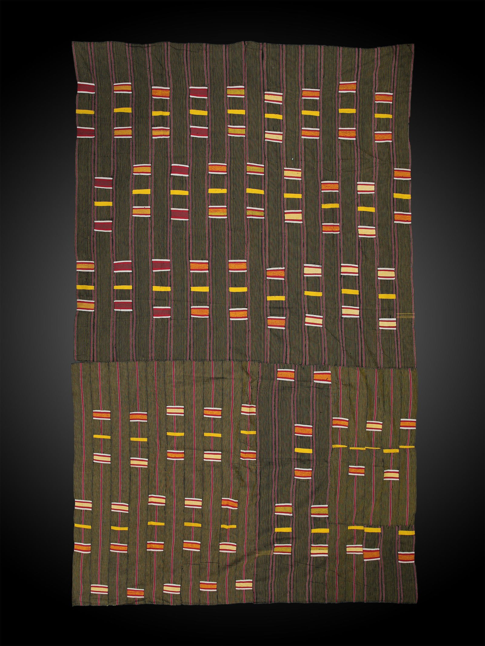 An Ewe Cloth, "kente" (1 of 4)