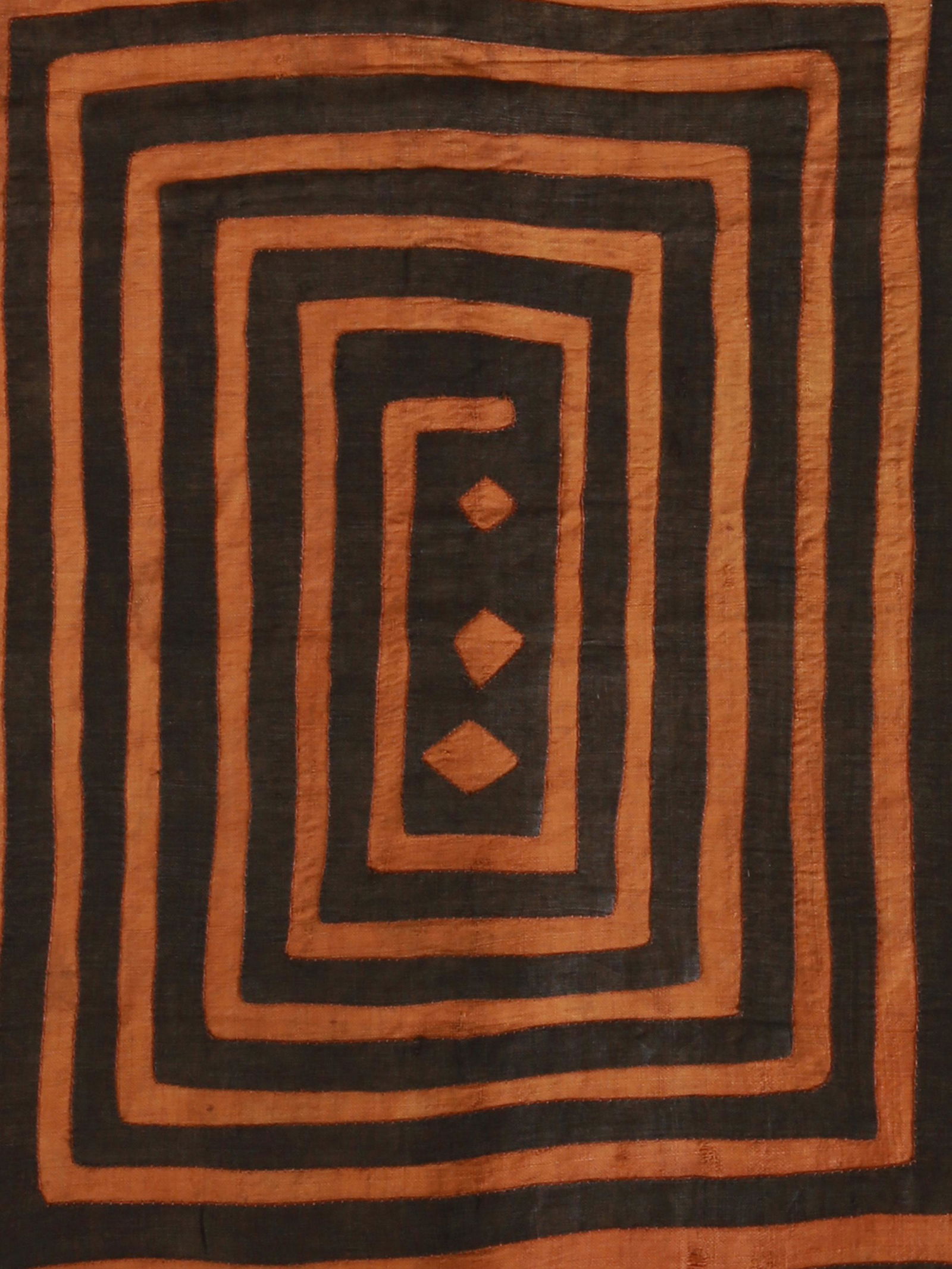 A Kuba Woven Fabric, Overskirt (1 of 4)