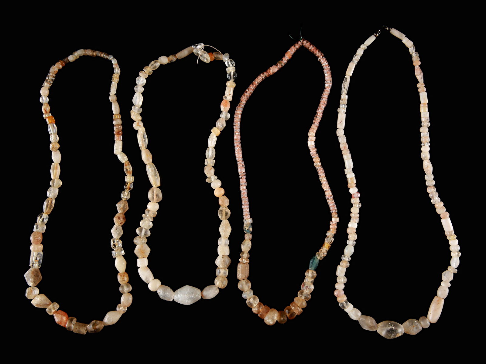 4 Quartz Beads Necklaces (1 of 4)