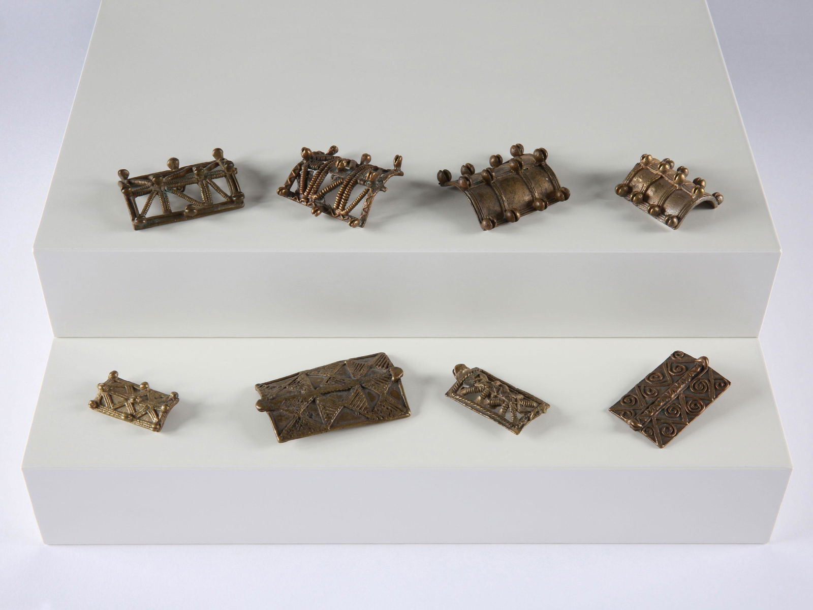 8 Asante Goldweights, Shields (1 of 5)