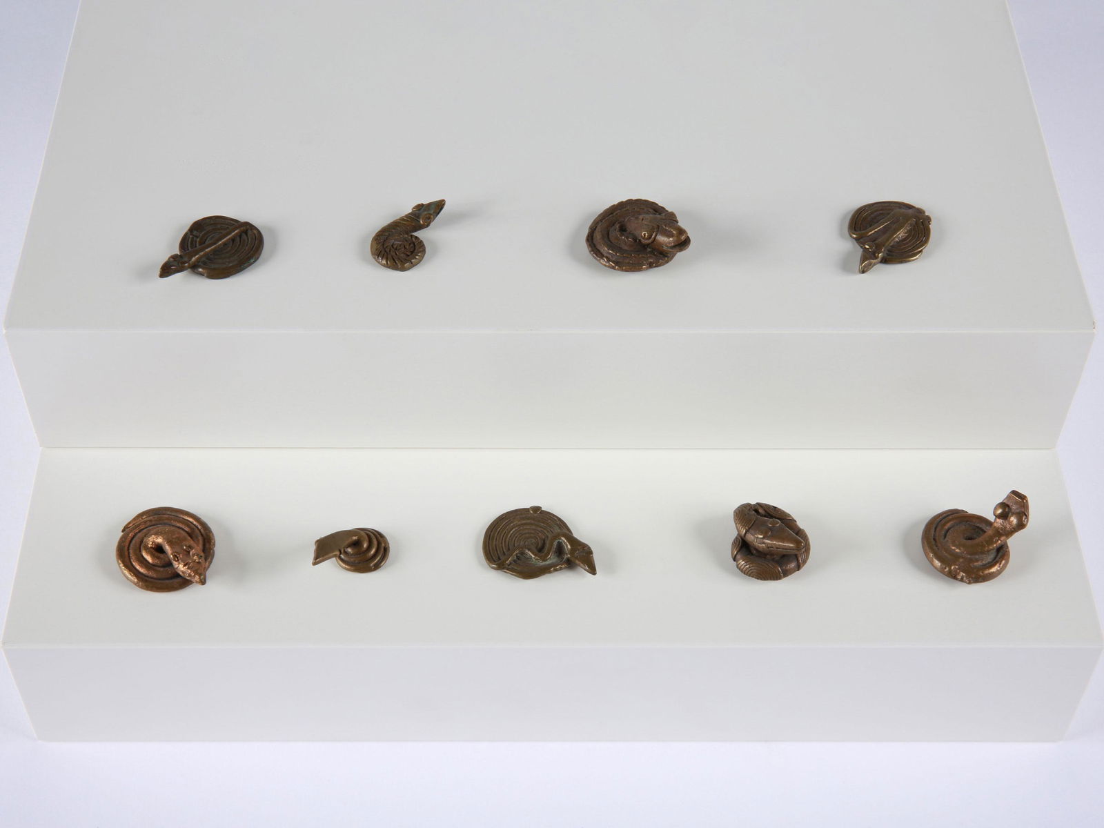 9 Asante Goldweights, Snakes (1 of 5)