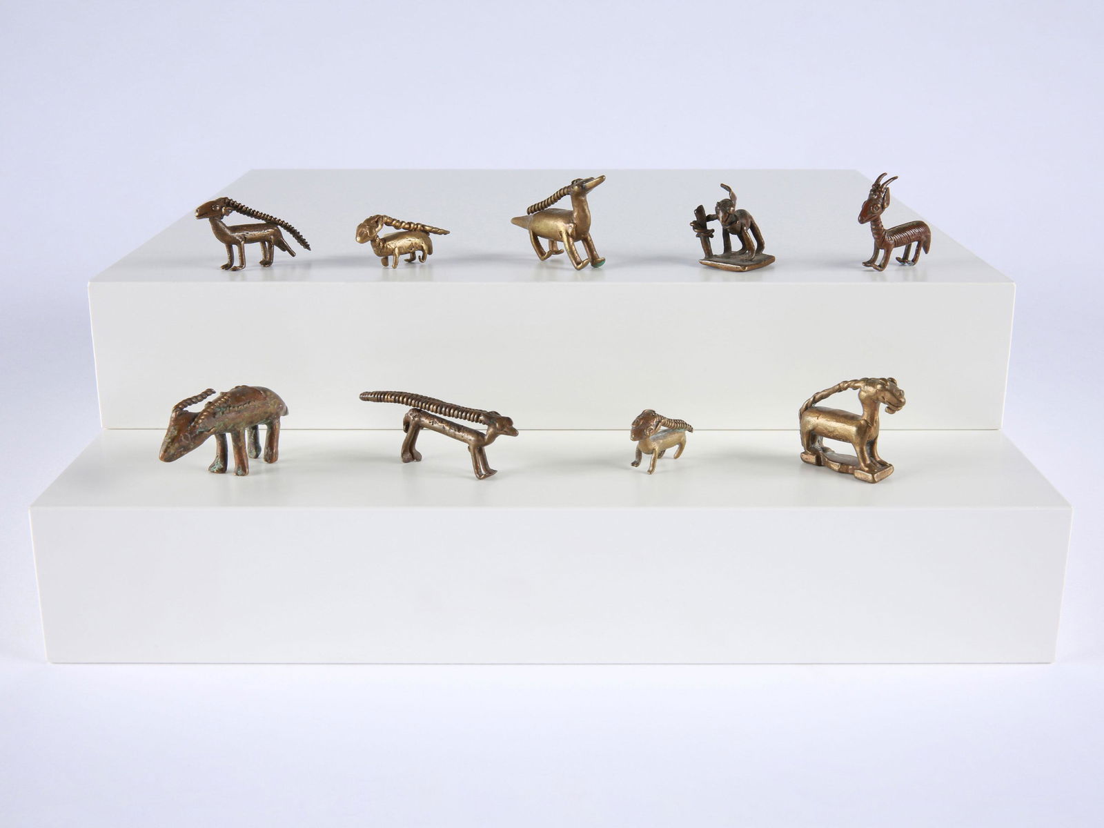 9 Asante Goldweights, Bovidae (1 of 5)