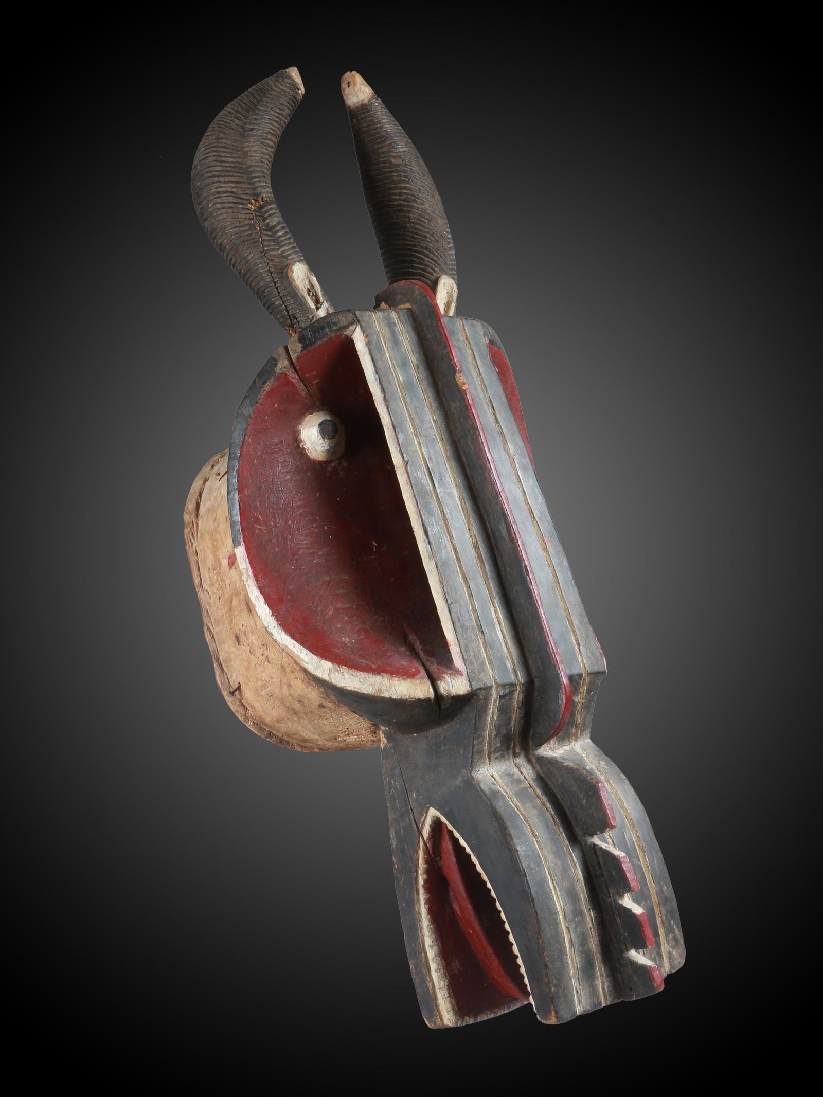 A Baule Mask, "goli glin" (1 of 15)