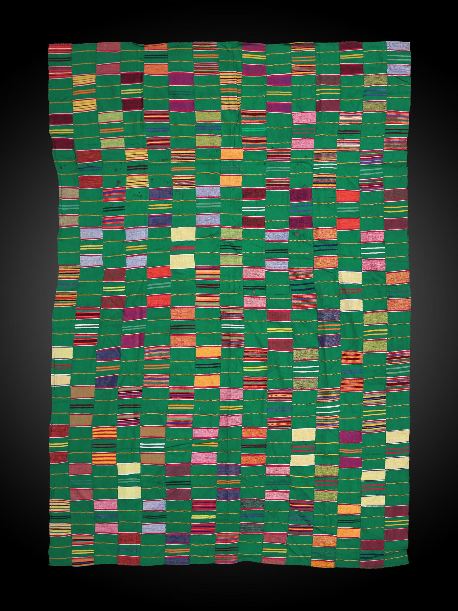 An Ewe Cloth, "kente" (1 of 4)