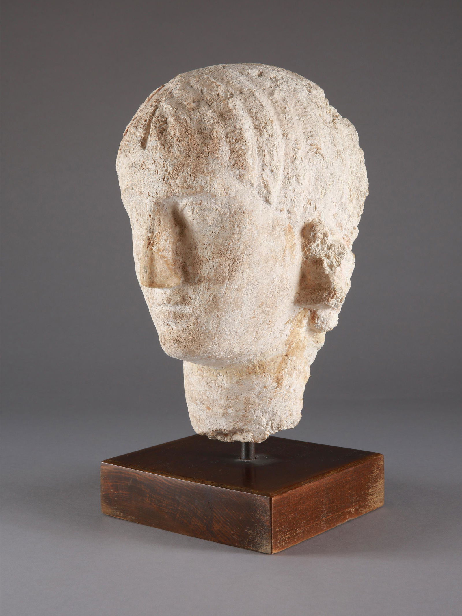 A Near Eastern (?) Limestone Head (1 of 13)