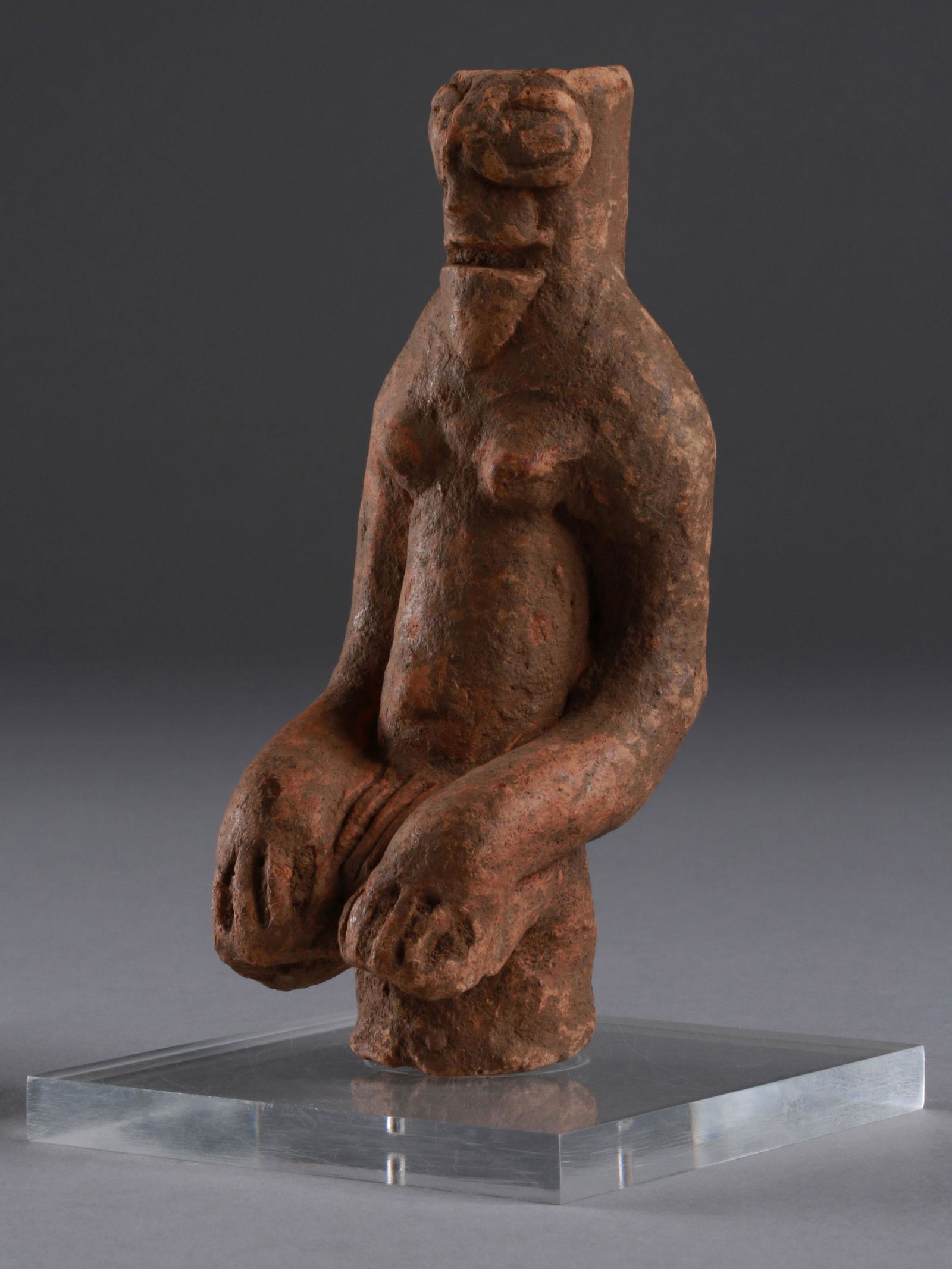 A Koma-Bulsa seated Figure, "kronkronbua" (1 of 12)