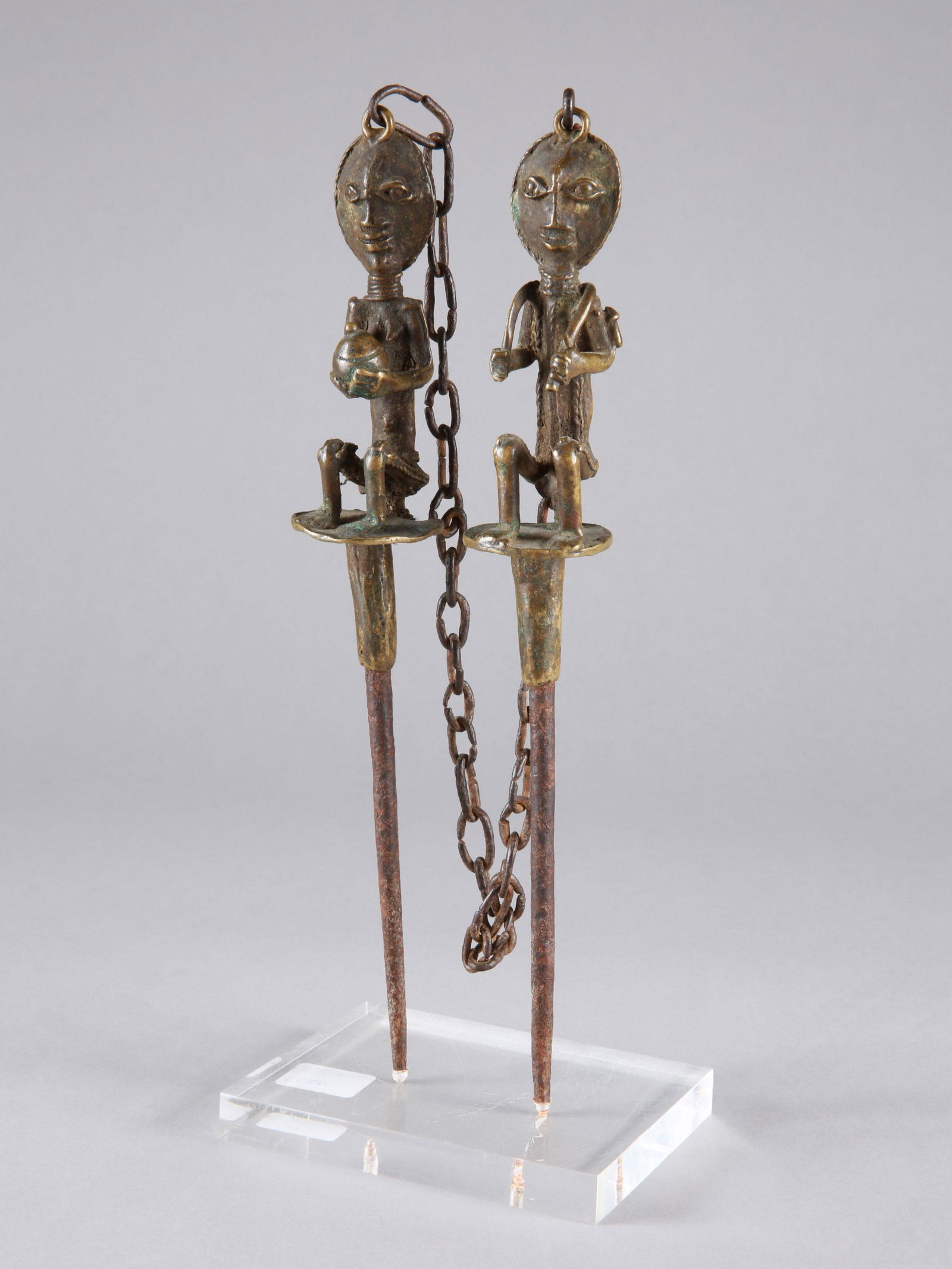 A Pair of Yoruba Rods, "edan ogboni" (1 of 20)