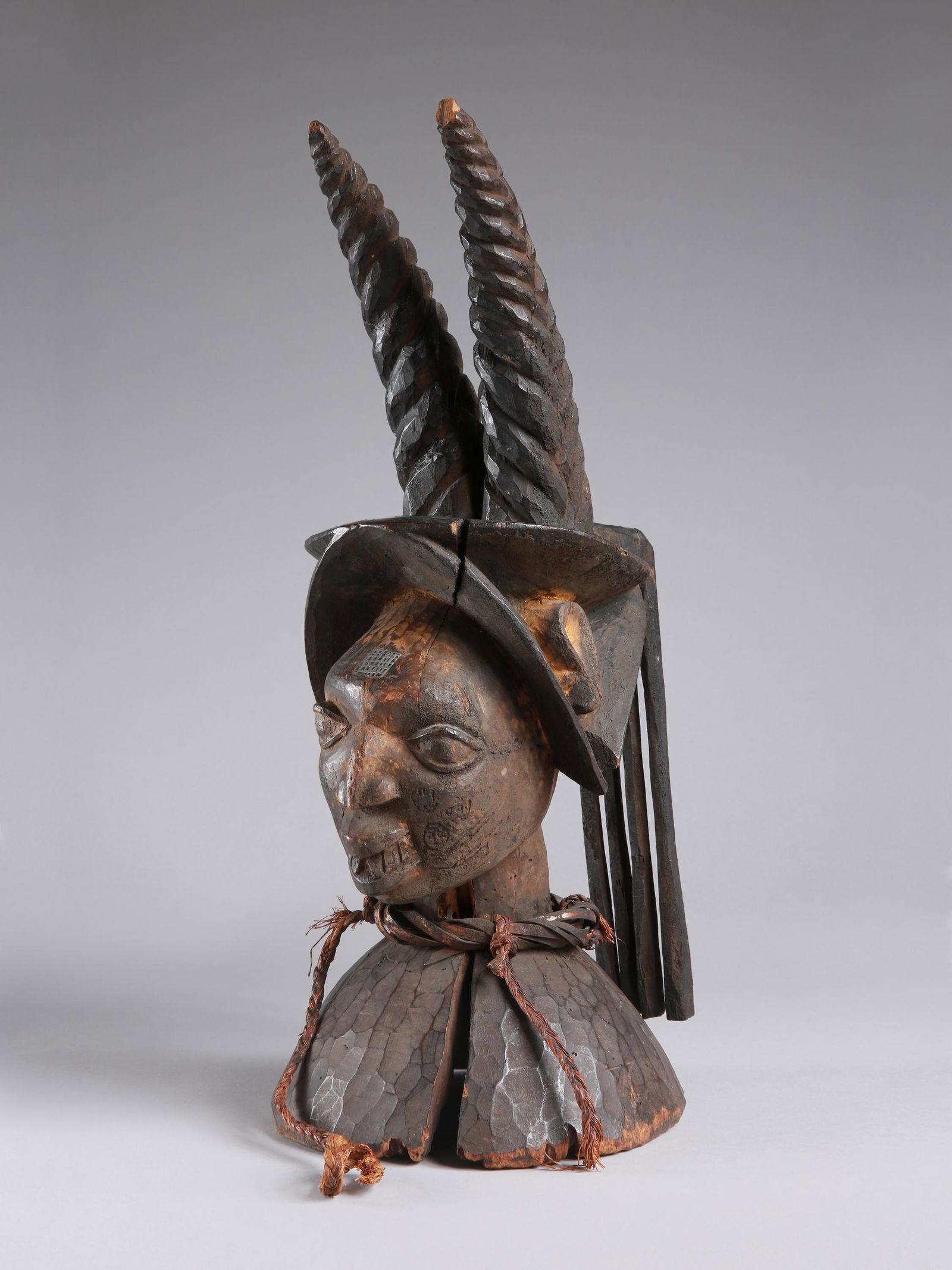 A Yoruba Headdress, "okooro" (1 of 20)