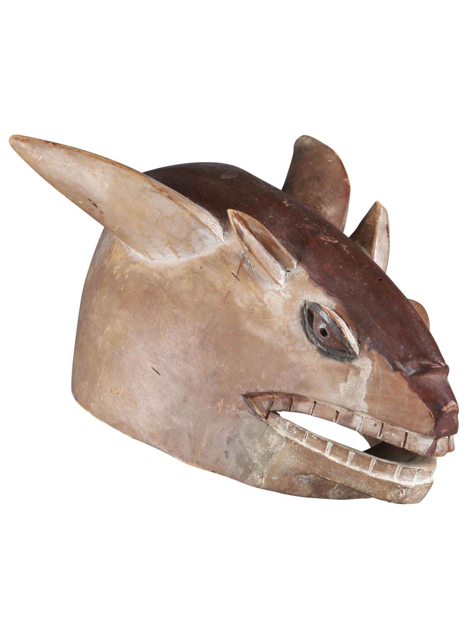 A Yoruba Helmet Mask, "gelede" (?) (1 of 16)