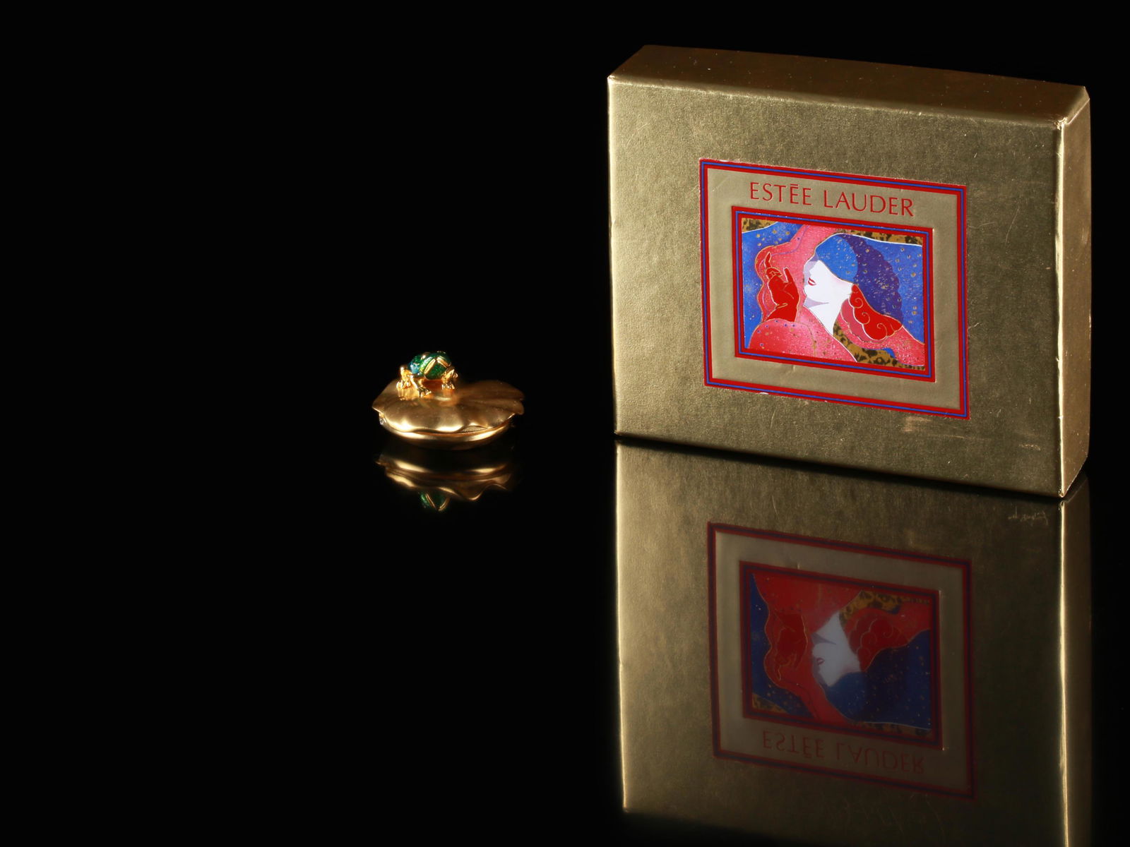 Estée Lauder, Solid Perfume, Knowing Fabulous Frog (1 of 4)