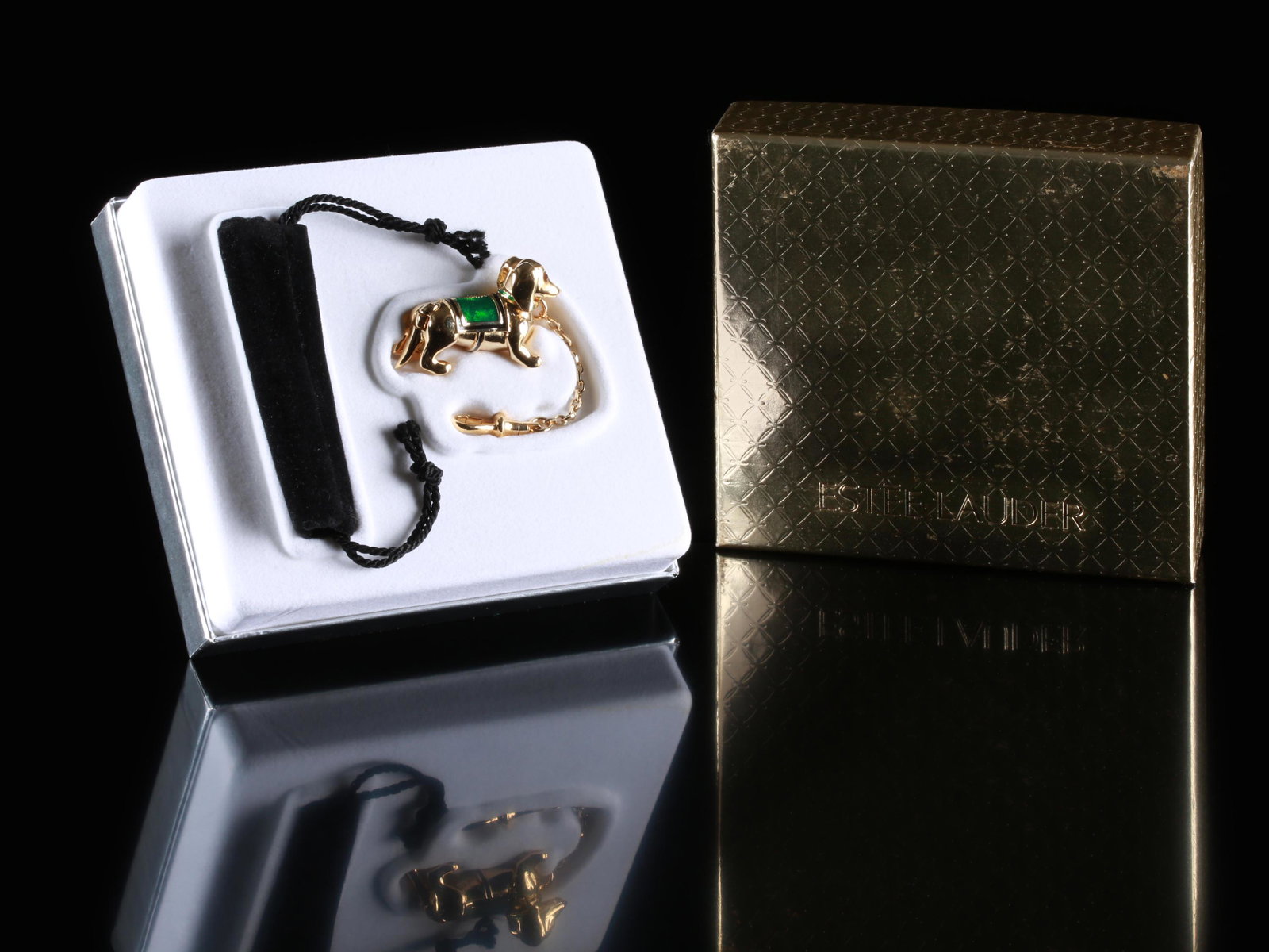 Estée Lauder, Solid Perfume, Intuition Dachsund - (1 of 5)