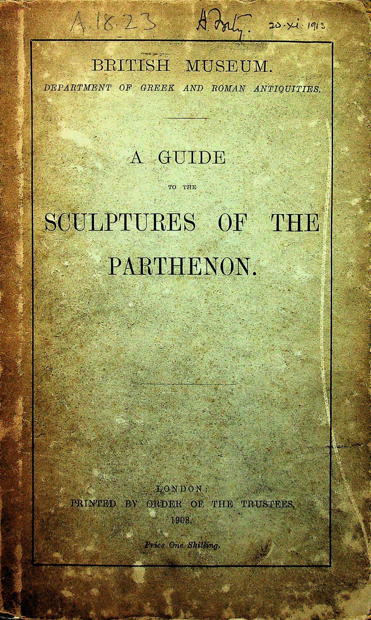 A Guide to the Sculptures of the Parthenon (1 of 1)
