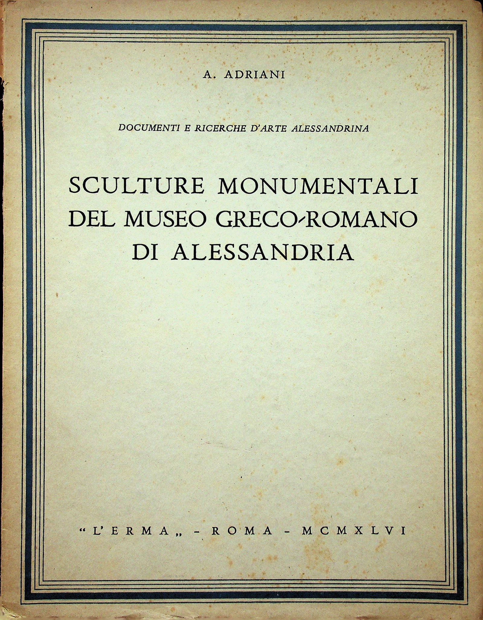 Sculture Monumentali Del Museum Greco-Romano di (1 of 1)