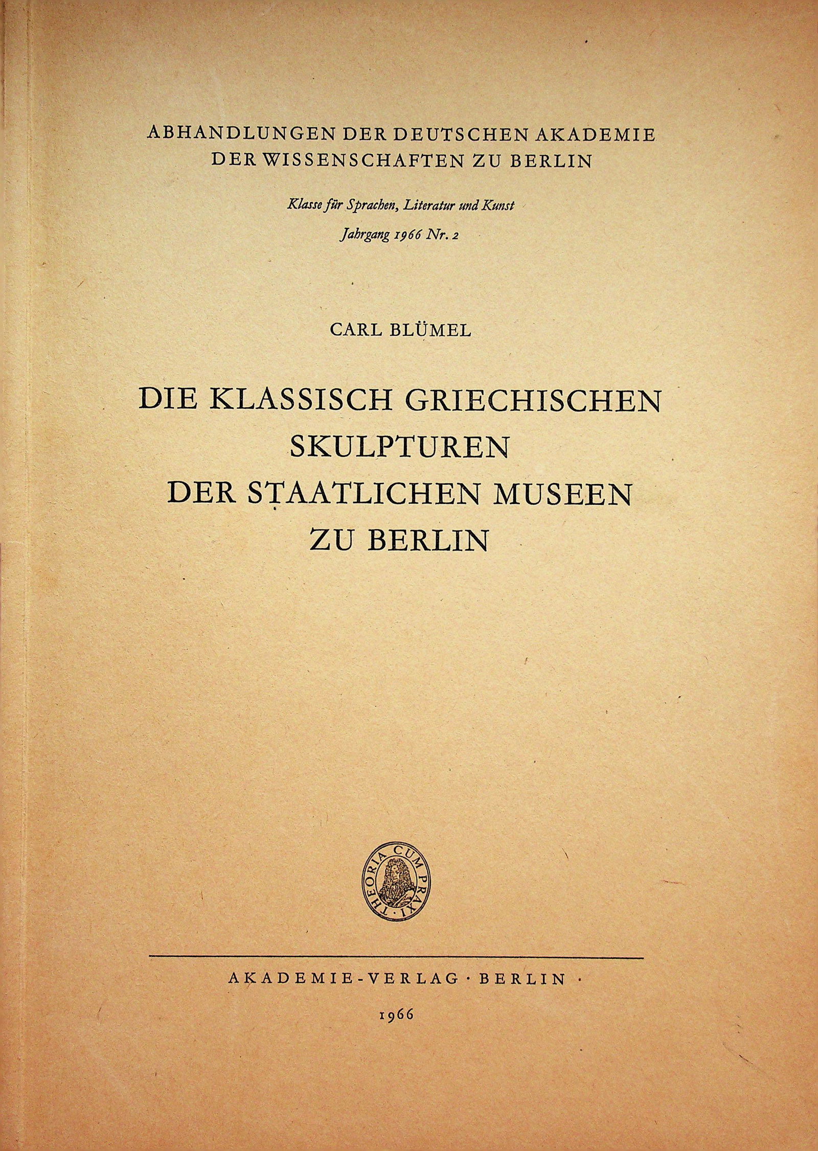 Die Klassisch Griechischen Skulpturen (1 of 1)