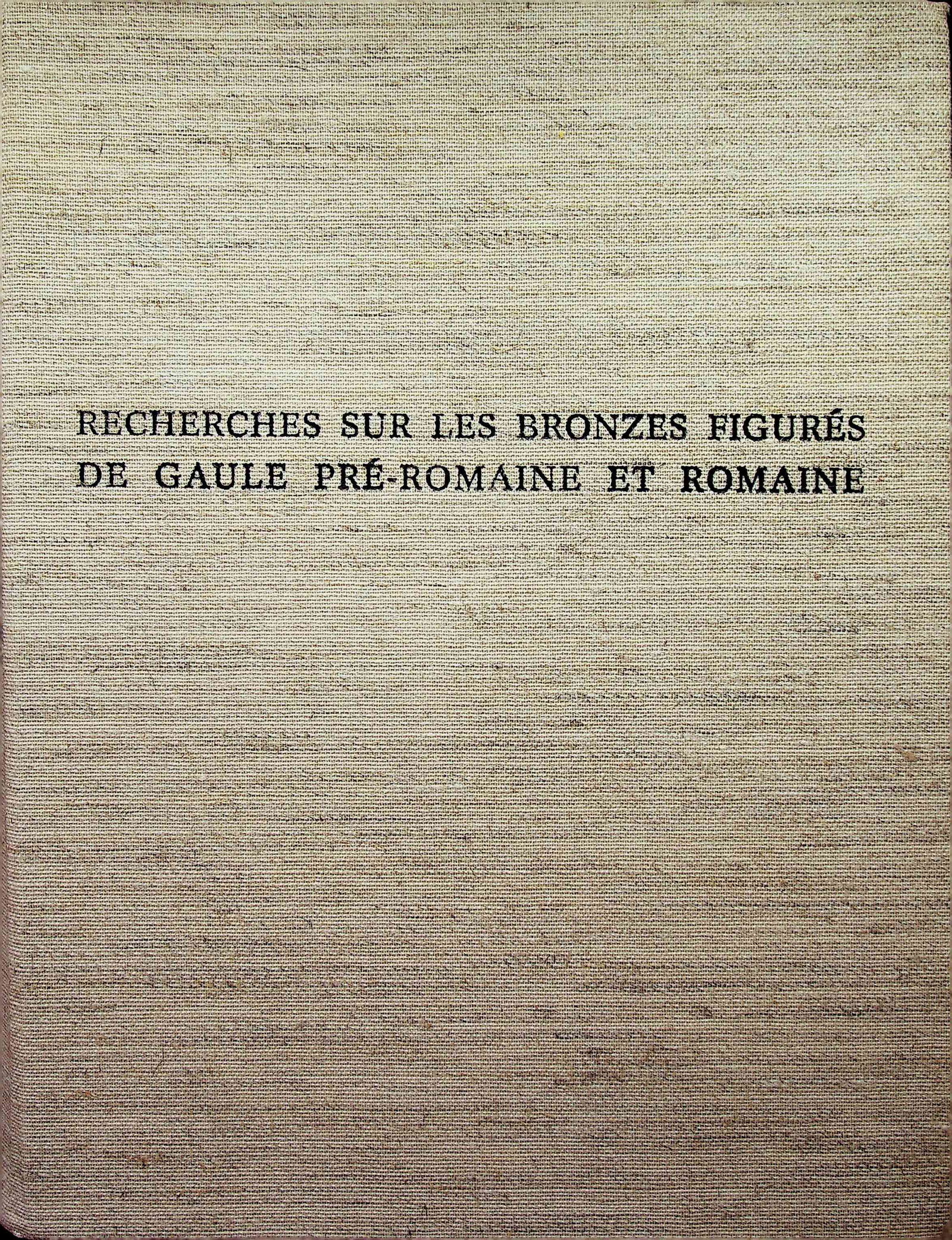 Recherches sur les bronzes figurés (1 of 1)