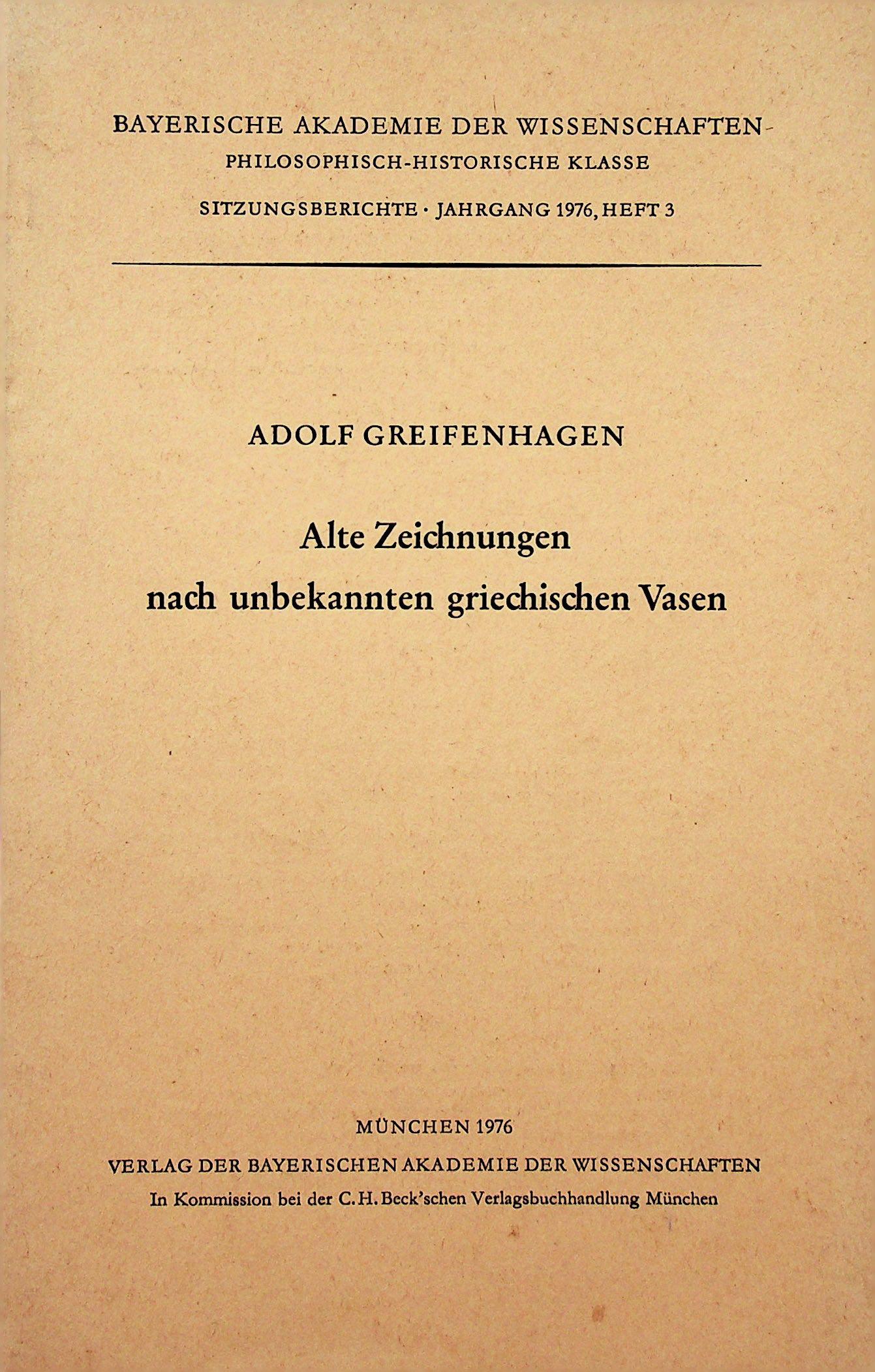 Alte Zeichnungen nach unbekannten griechischen Vasen (1 of 1)