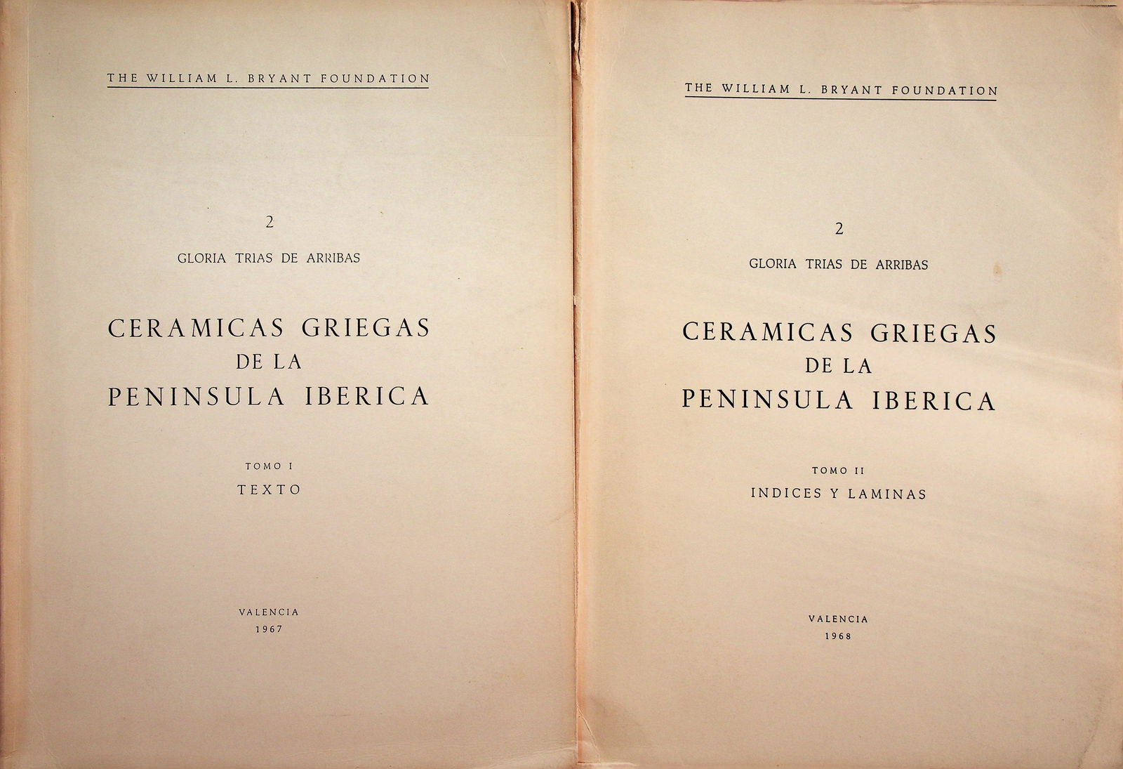 Ceramicas Griegas de la Peninsula Iberica. Tomo I & II (1 of 1)