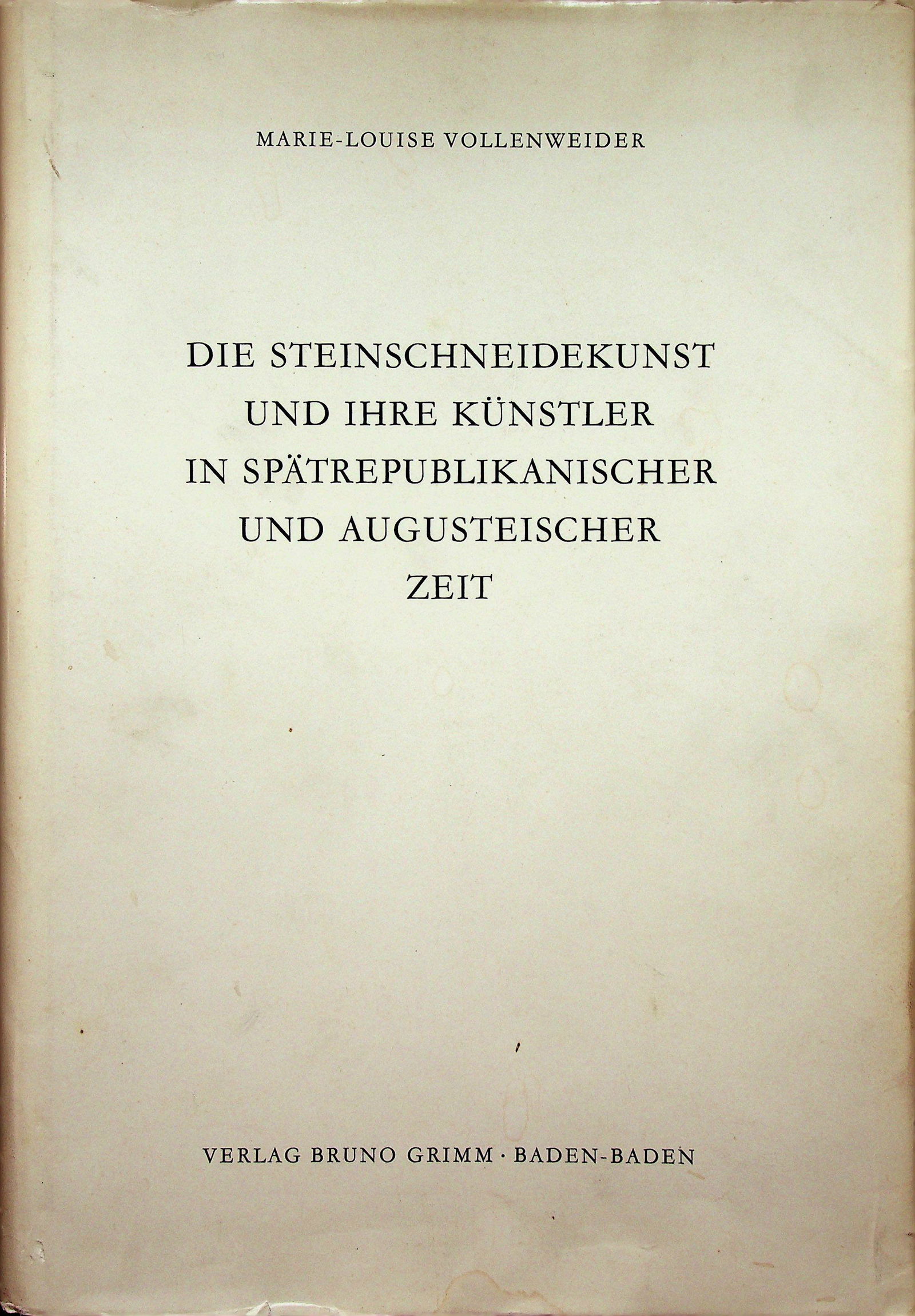Die Steinschneidekunst und Ihre Künstler (1 of 1)