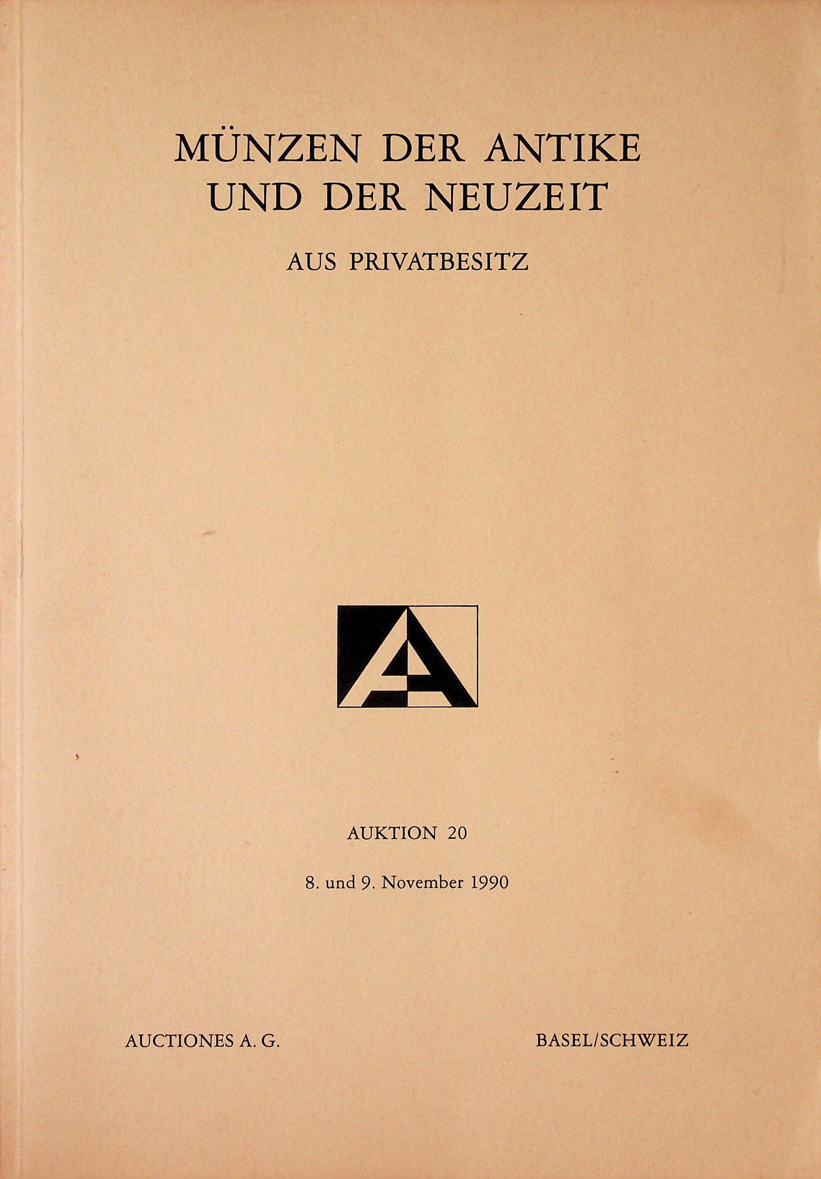 Auctiones Basel - 1990/11/8-9 (1 of 1)