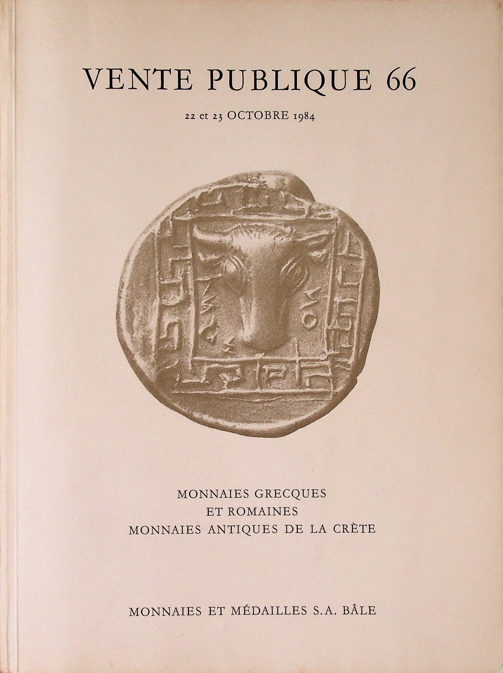 Monnaies et Médailles Bâle - 1984/10/22-23 (1 of 1)