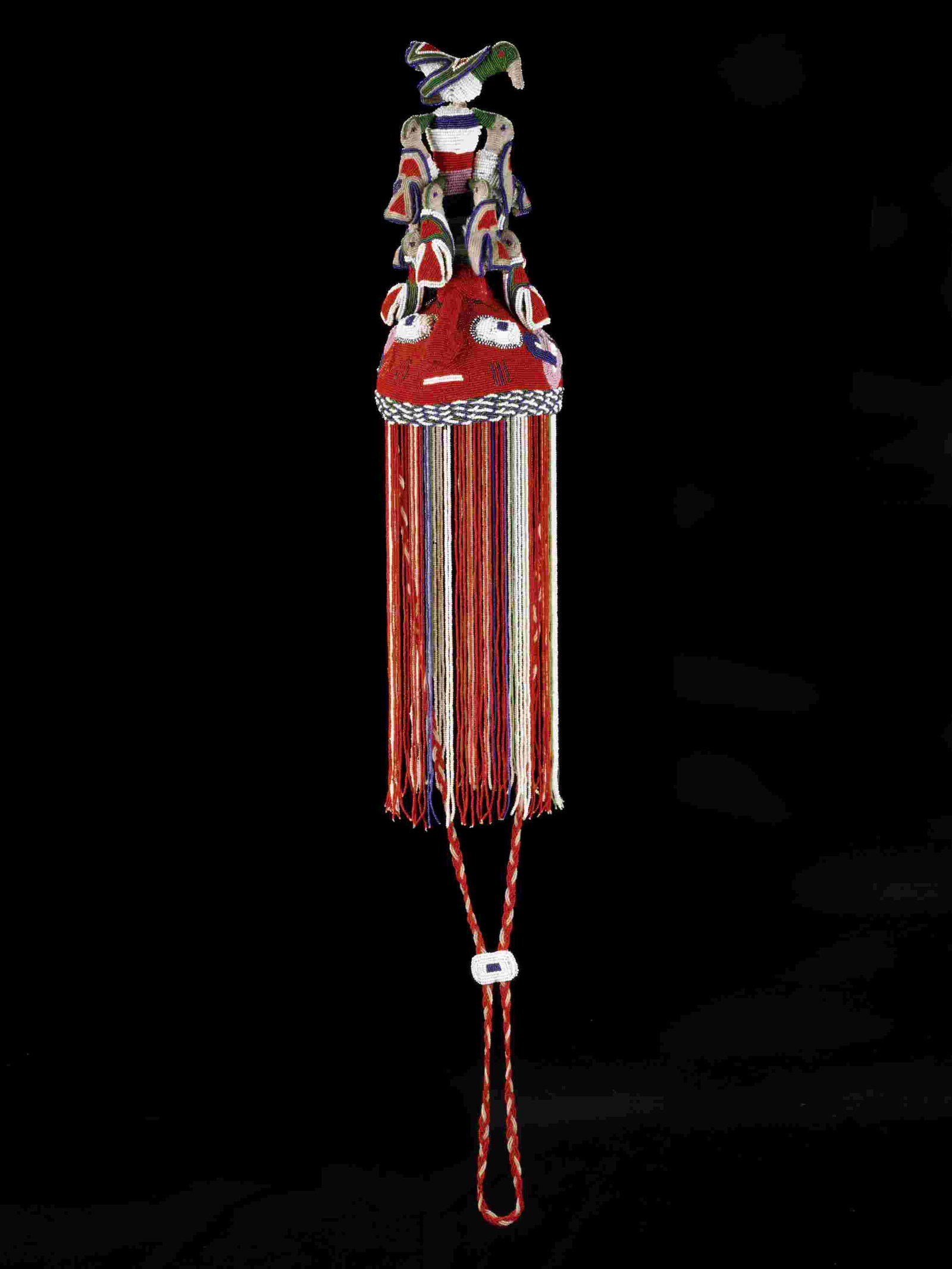 A Yoruba Beaded Crown, "ade" (1 of 20)