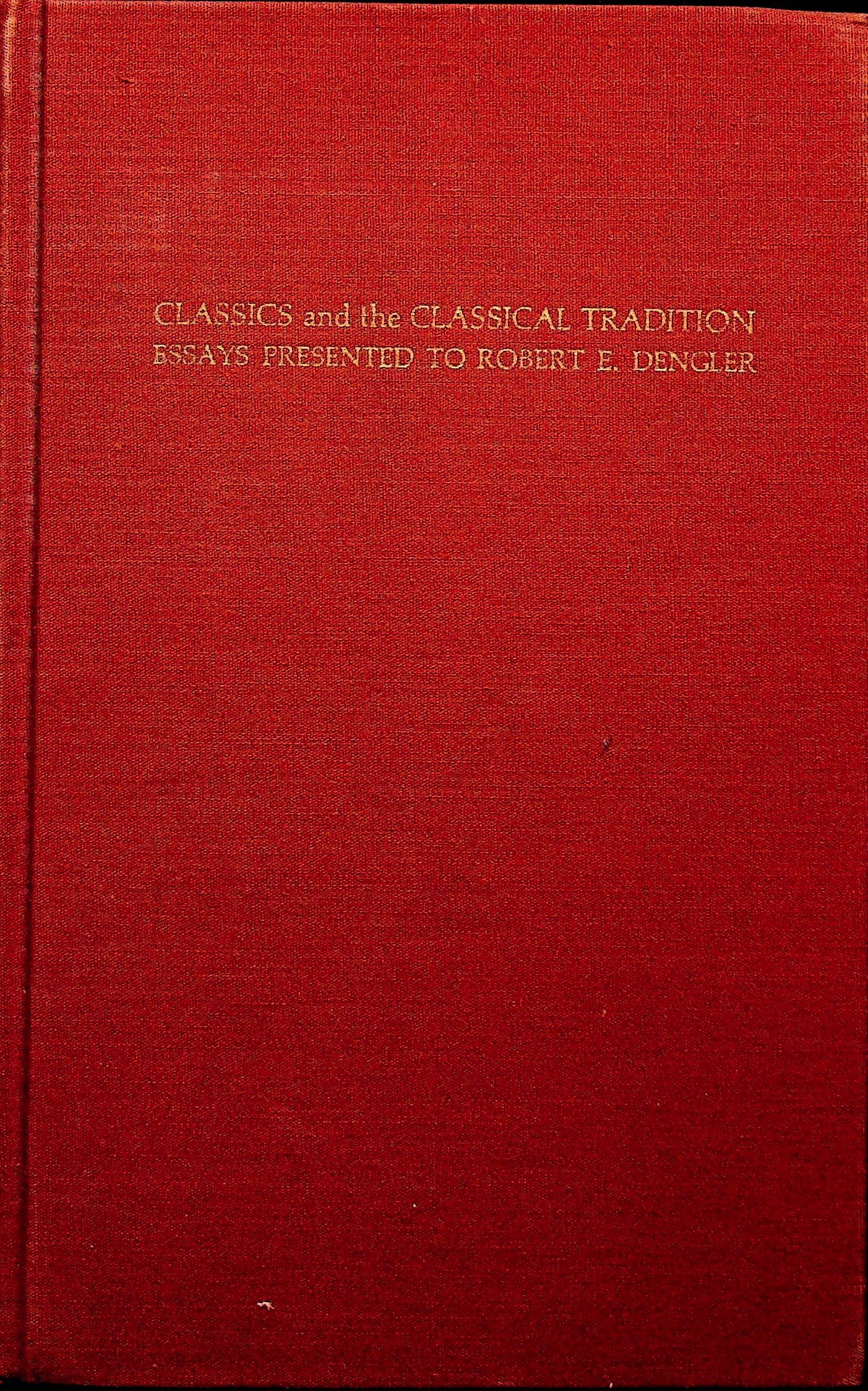 Classics and the Classical Tradition (1 of 1)