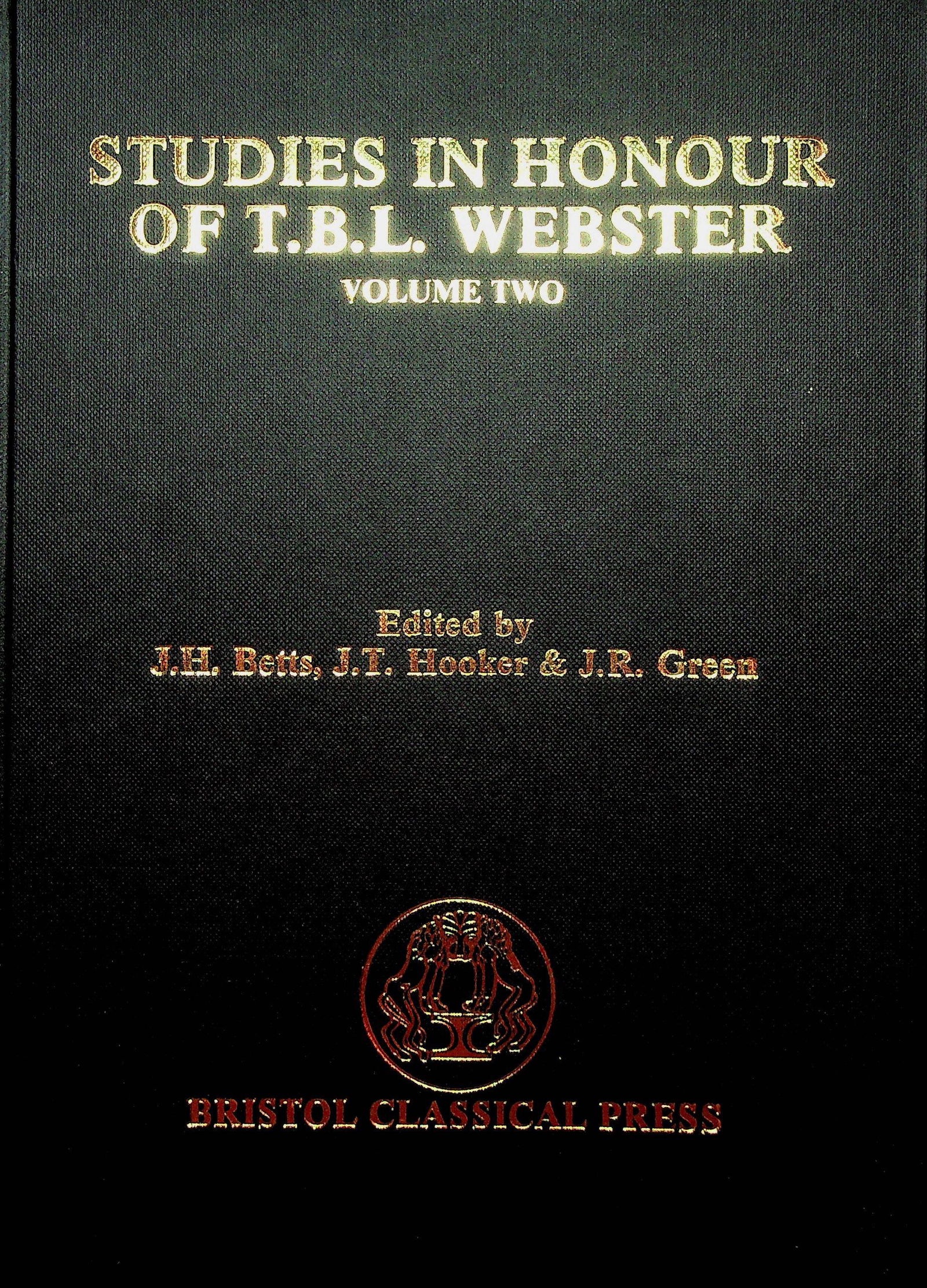 Studies in Honour of T.B.L. Webster, Vol. 2 (1 of 1)
