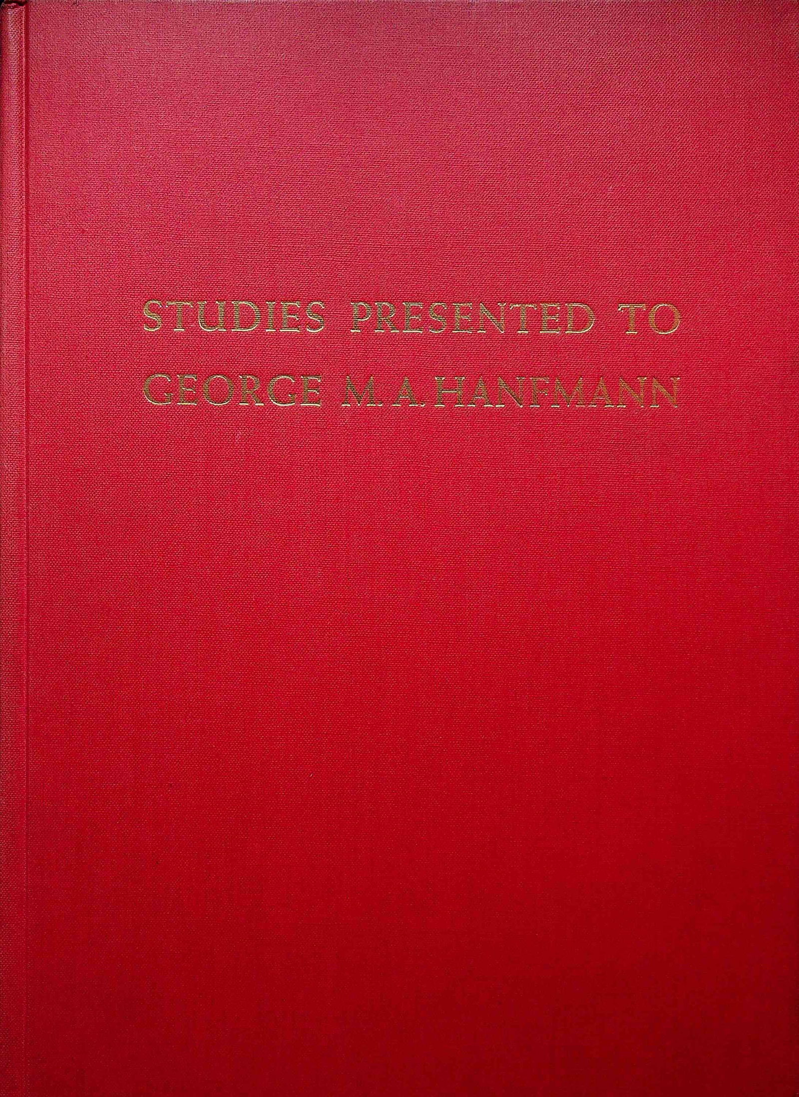 Studies presented to George M.A. Hanfmann (1 of 1)