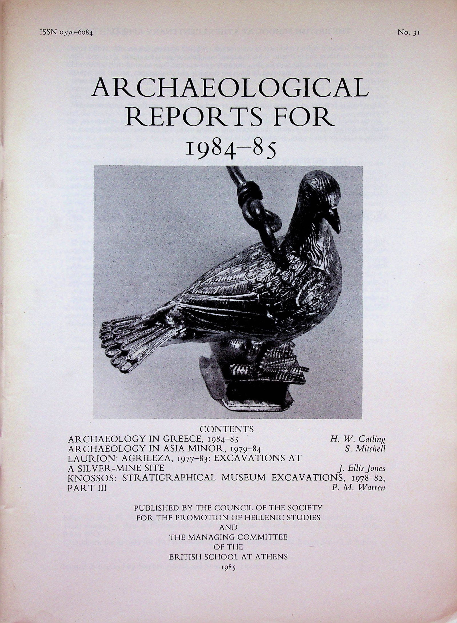 Archaeological Reports for 1984-85, No. 31 (1 of 1)